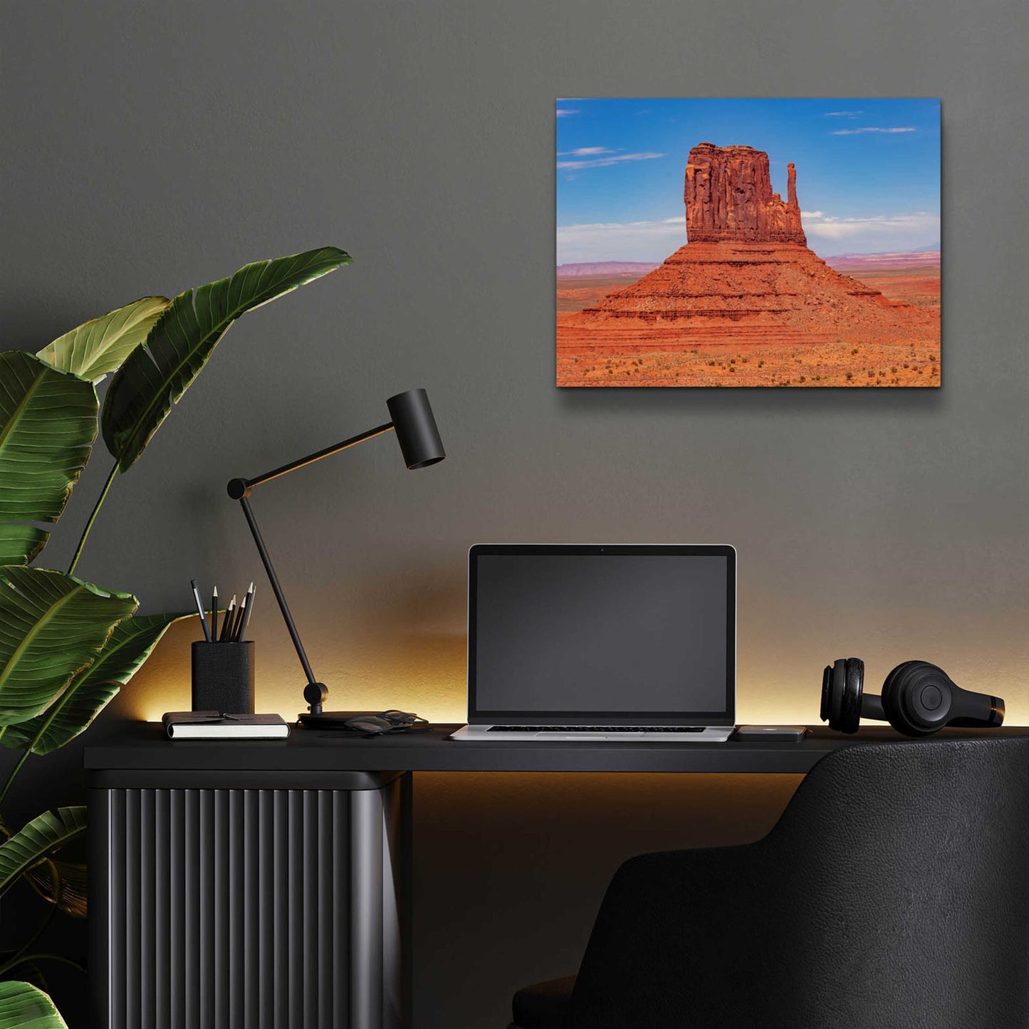 Epic Art 'Utah - Monument Valley' by Epic Portfolio, Acrylic Glass Wall Art,16x12