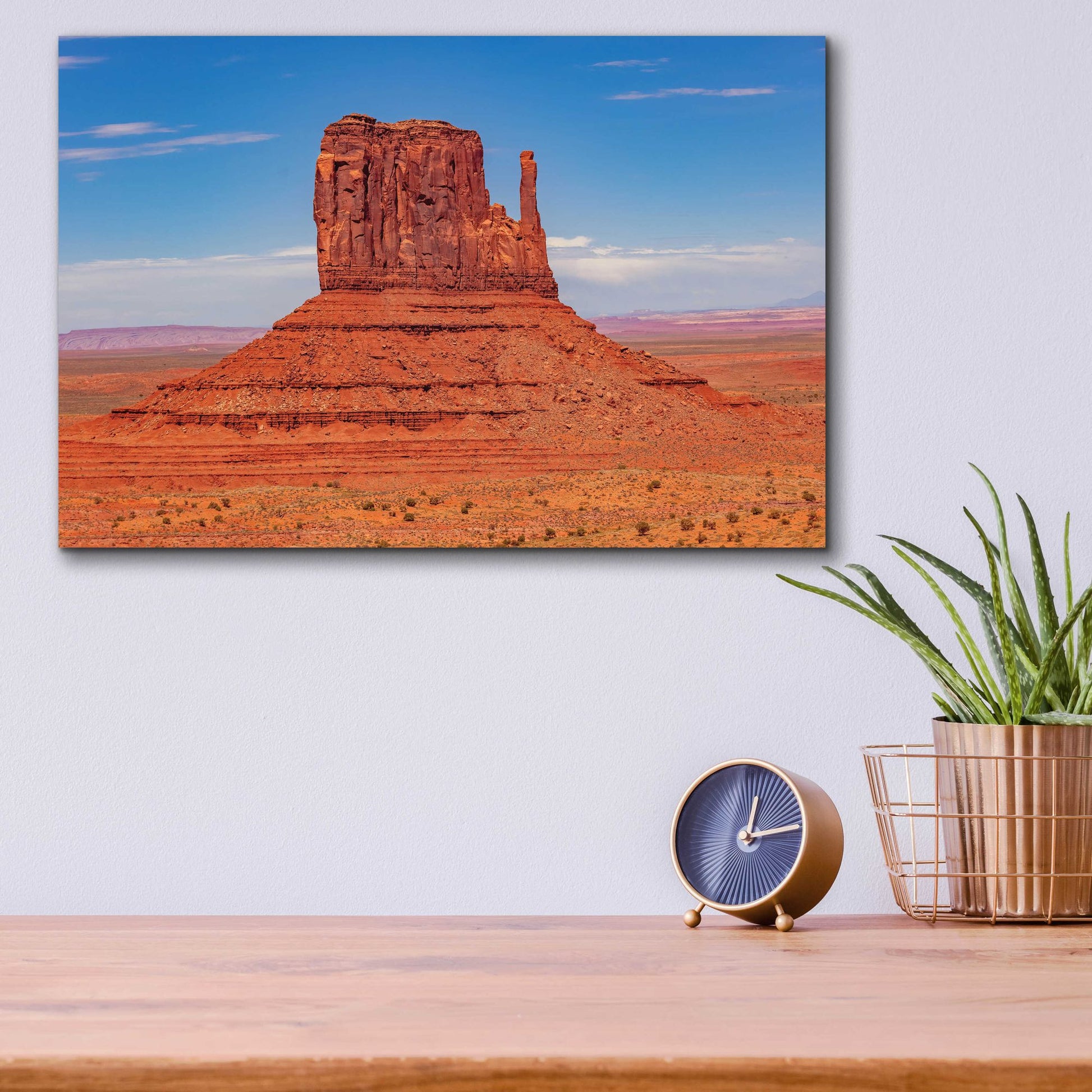 Epic Art 'Utah - Monument Valley' by Epic Portfolio, Acrylic Glass Wall Art,16x12