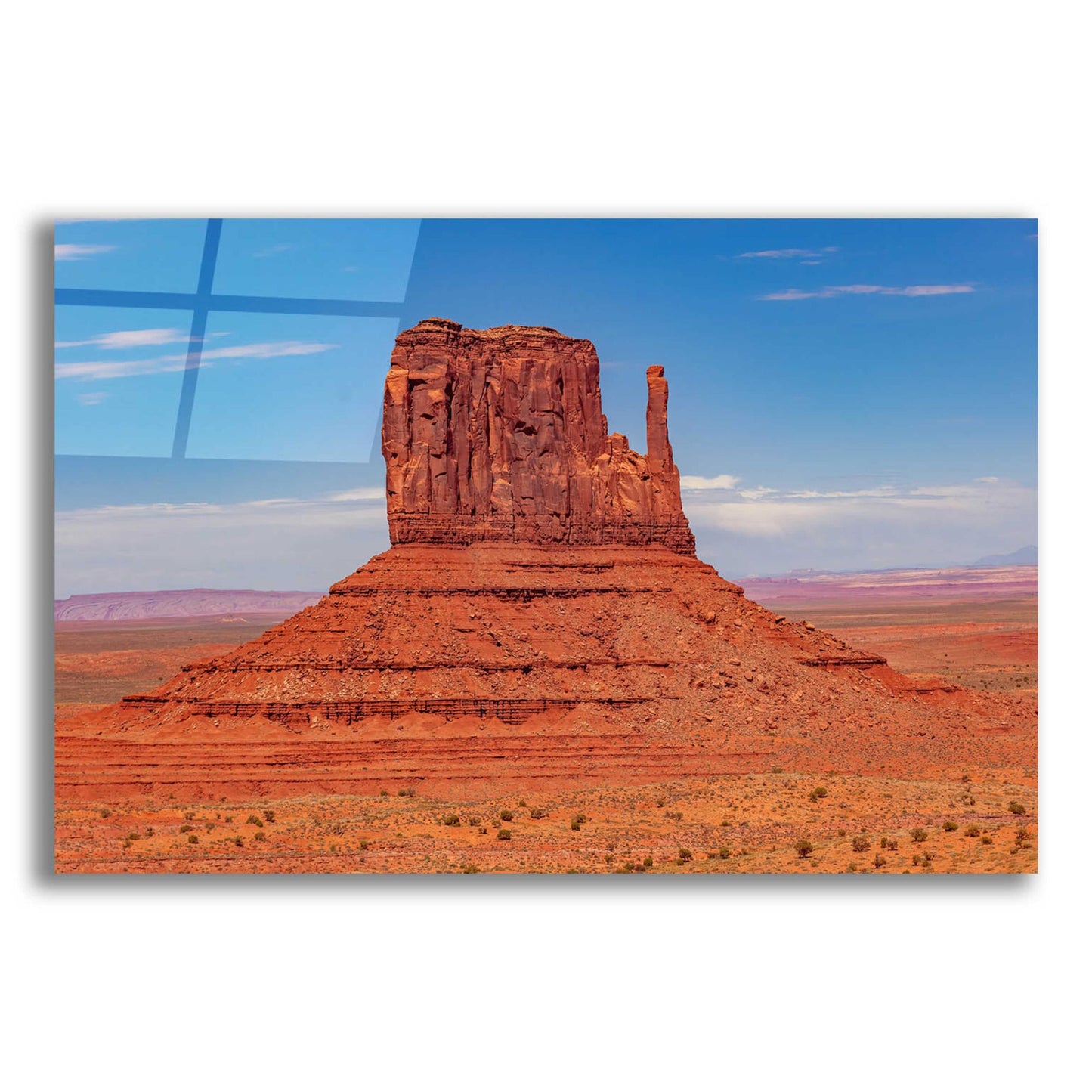 Epic Art 'Utah - Monument Valley' by Epic Portfolio, Acrylic Glass Wall Art,16x12