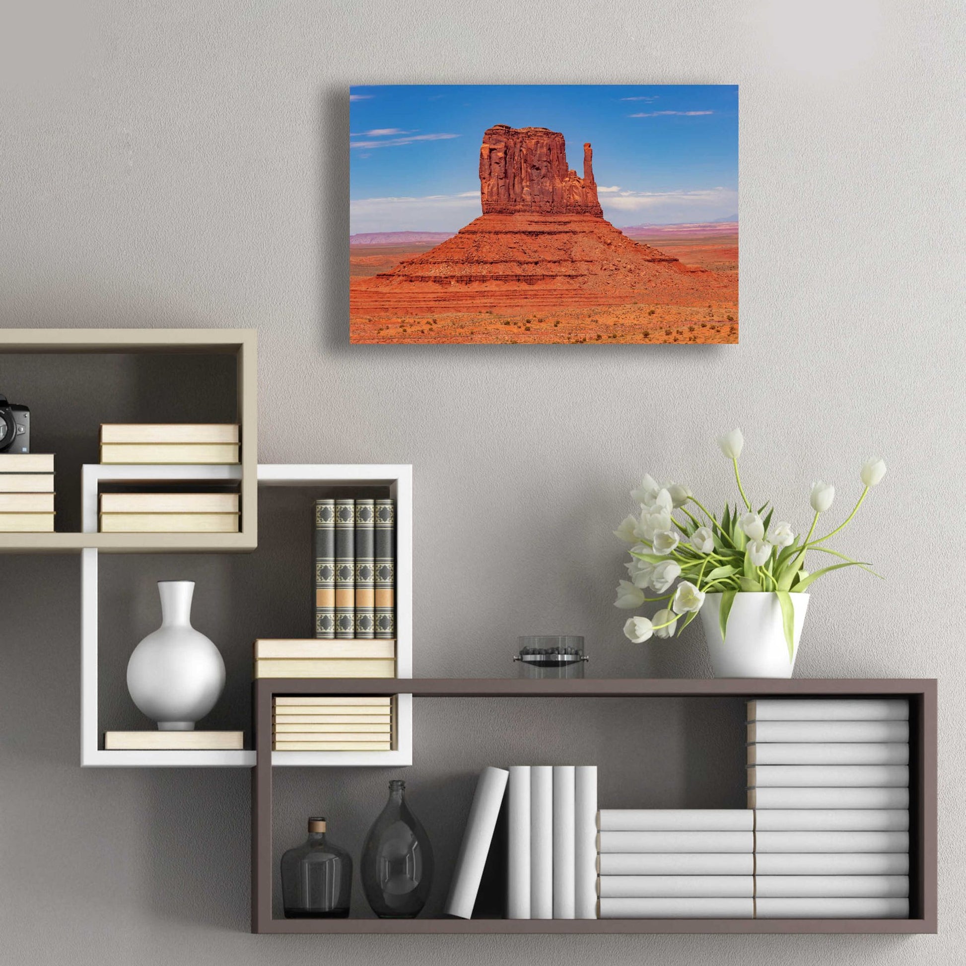 Epic Art 'Utah - Monument Valley' by Epic Portfolio, Acrylic Glass Wall Art,24x16