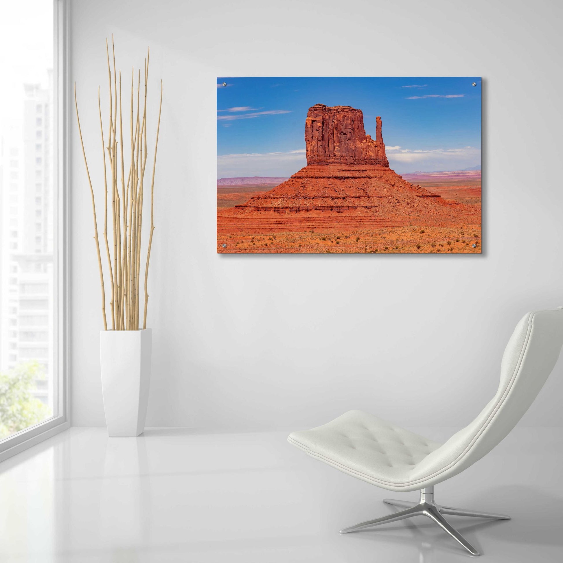 Epic Art 'Utah - Monument Valley' by Epic Portfolio, Acrylic Glass Wall Art,36x24