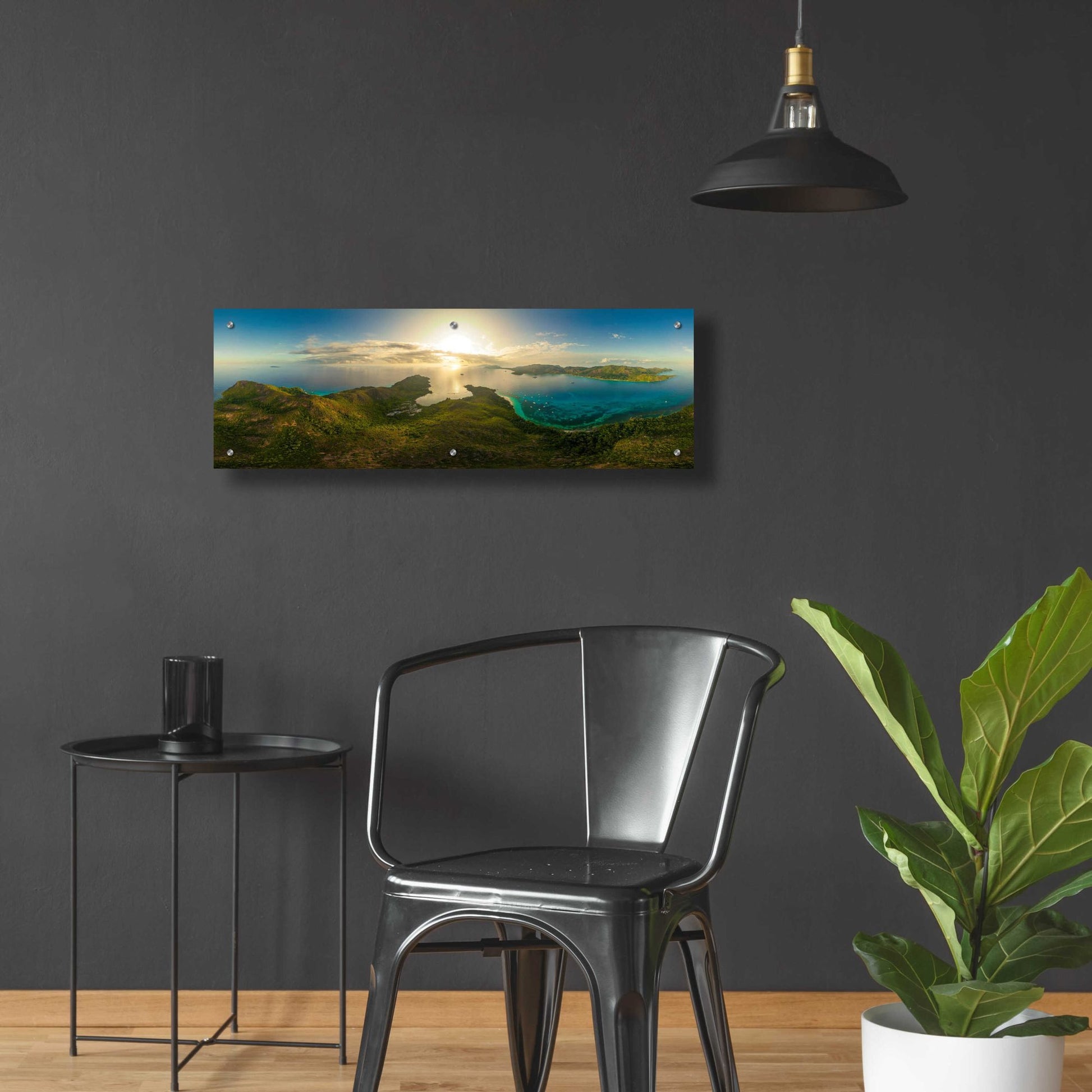 Epic Art 'Seychelles - Inside Curios Island' by Epic Portfolio, Acrylic Glass Wall Art,36x12