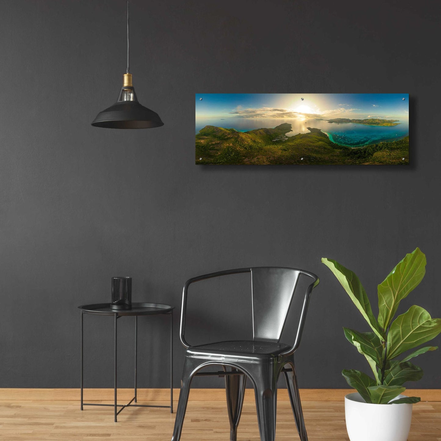 Epic Art 'Seychelles - Inside Curios Island' by Epic Portfolio, Acrylic Glass Wall Art,48x16