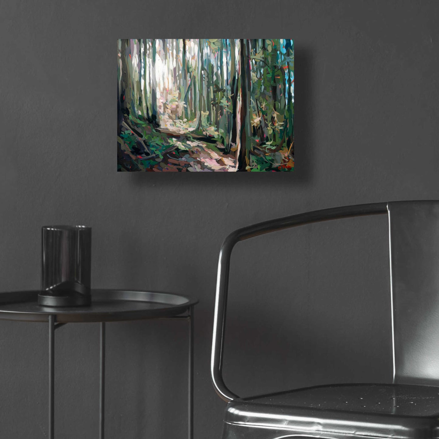 Epic Art 'Forest Light' by Joanne Hastie, Acrylic Glass Wall Art,16x12