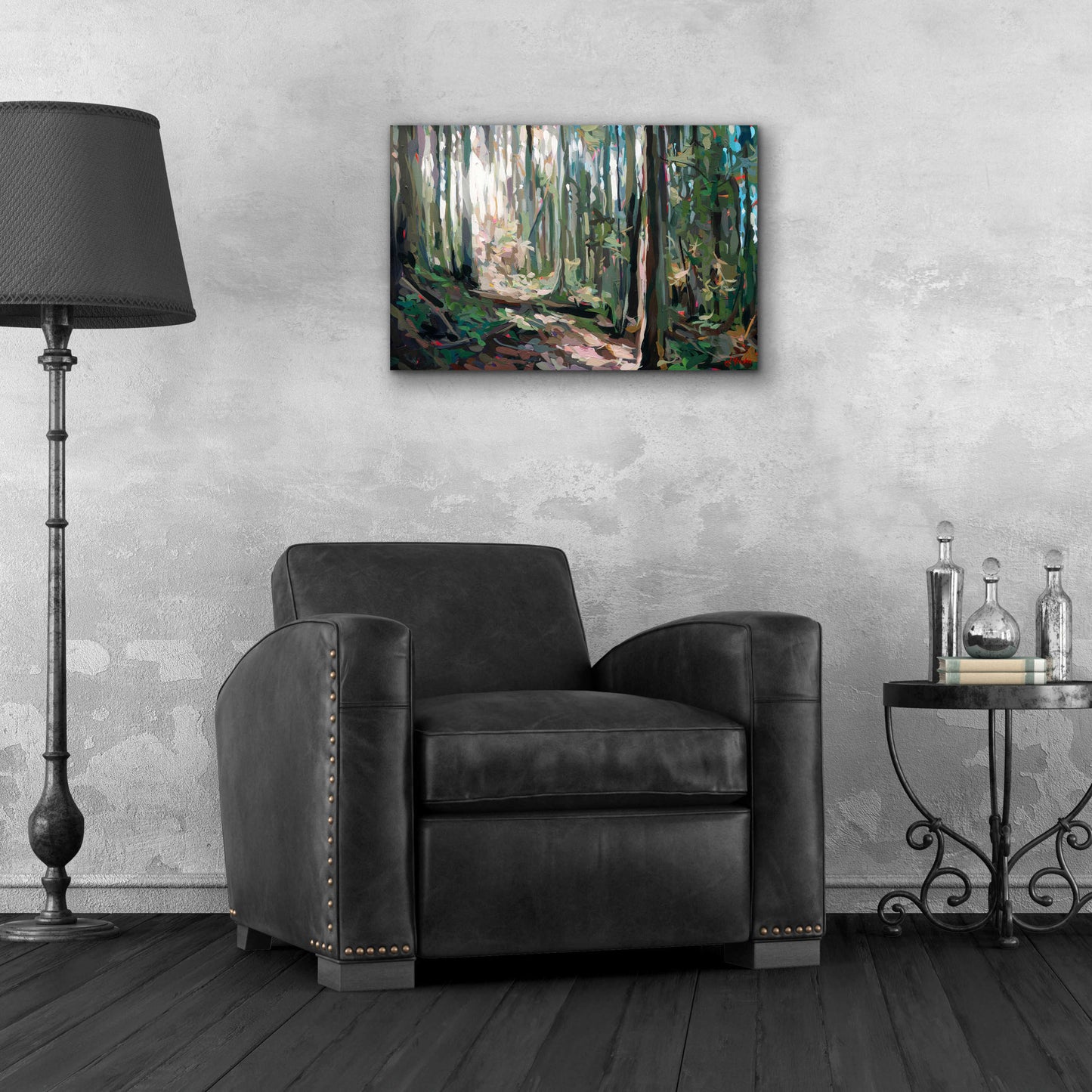 Epic Art 'Forest Light' by Joanne Hastie, Acrylic Glass Wall Art,24x16