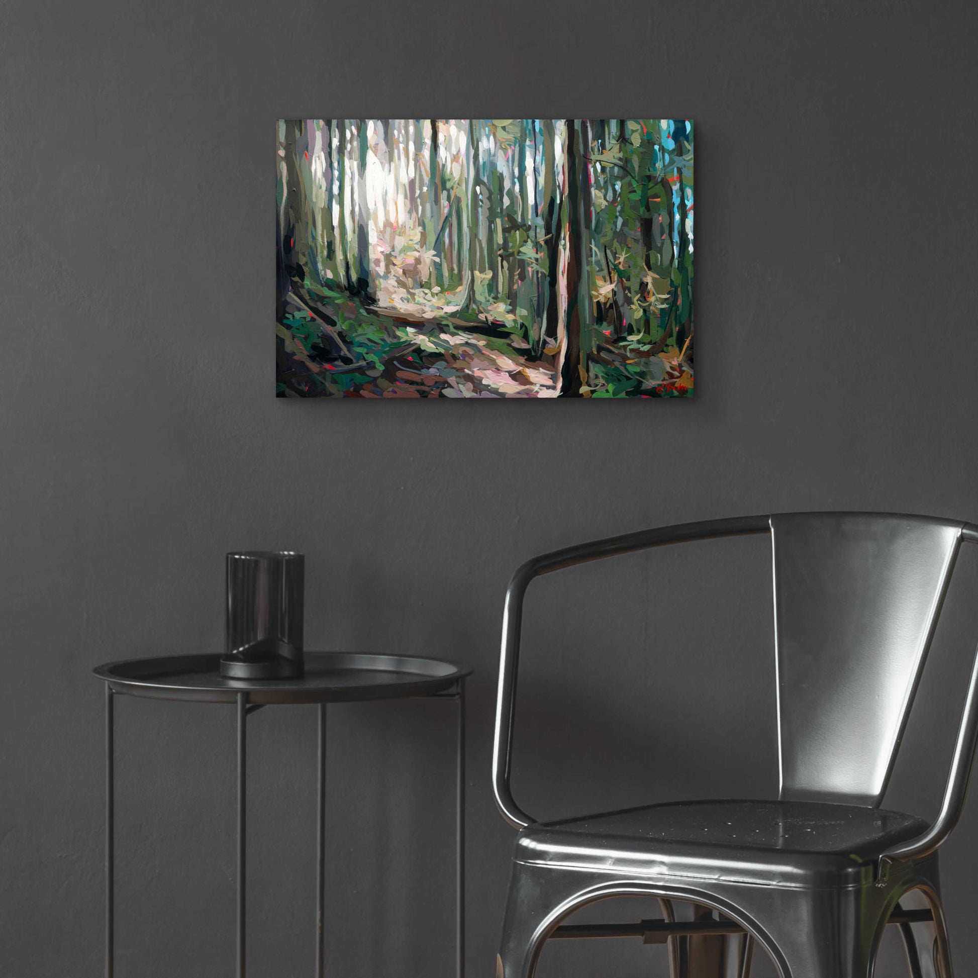 Epic Art 'Forest Light' by Joanne Hastie, Acrylic Glass Wall Art,24x16