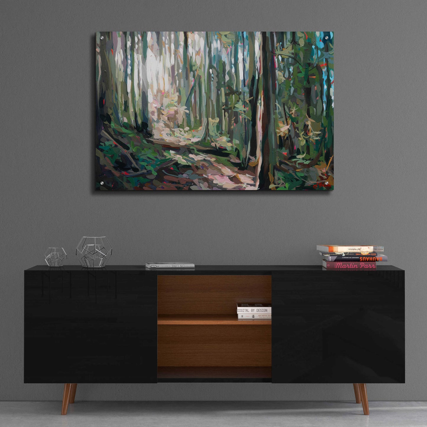 Epic Art 'Forest Light' by Joanne Hastie, Acrylic Glass Wall Art,36x24