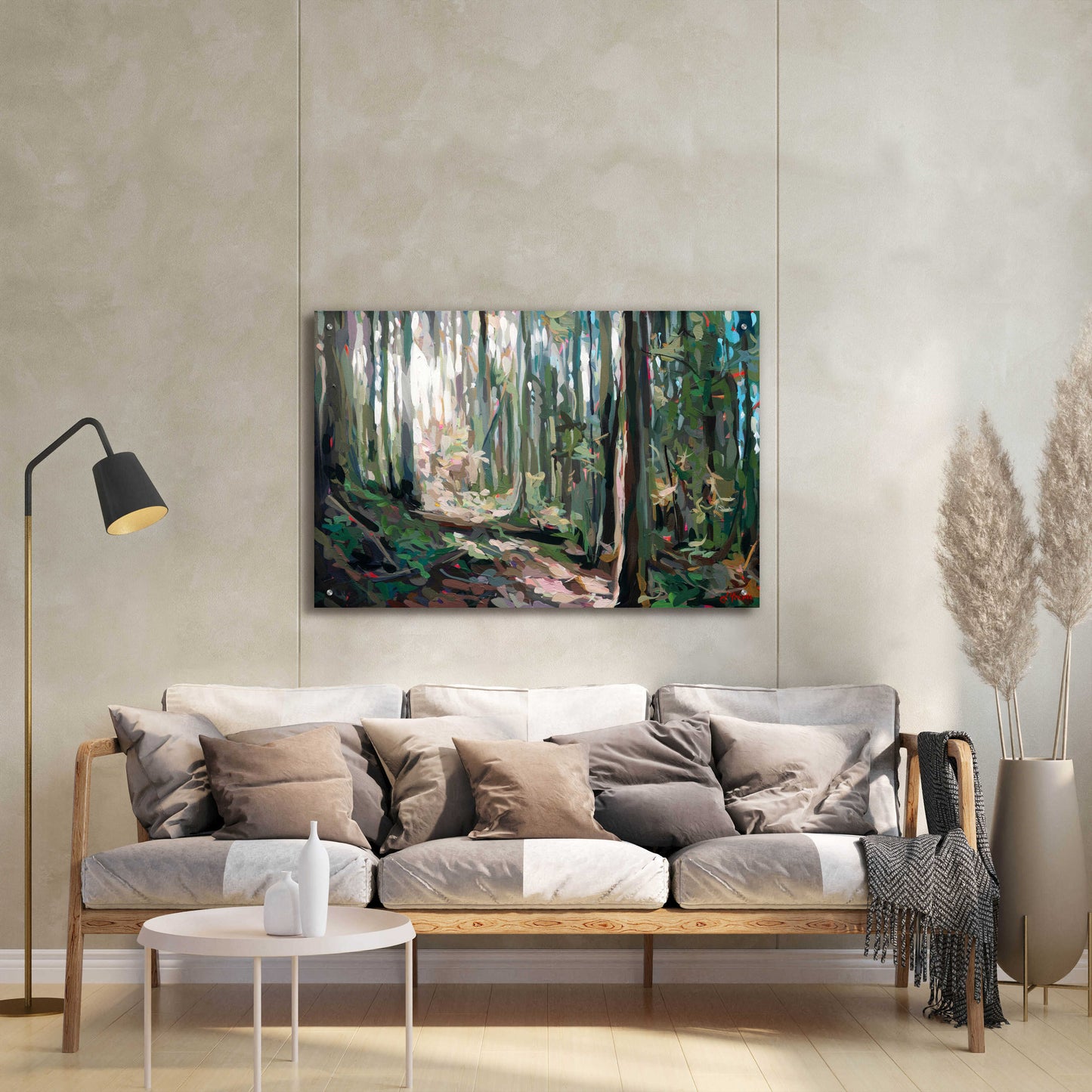 Epic Art 'Forest Light' by Joanne Hastie, Acrylic Glass Wall Art,36x24