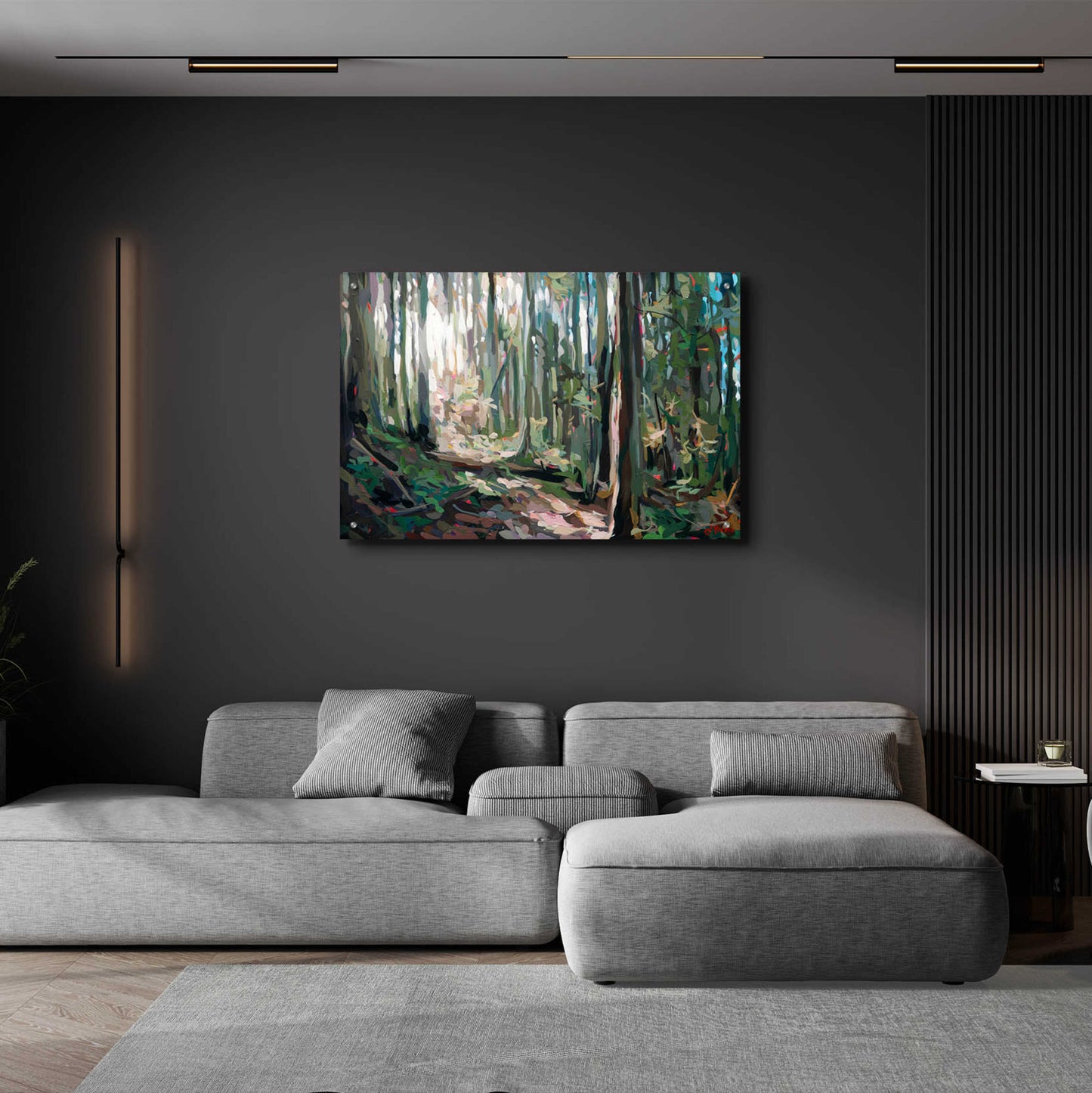 Epic Art 'Forest Light' by Joanne Hastie, Acrylic Glass Wall Art,36x24