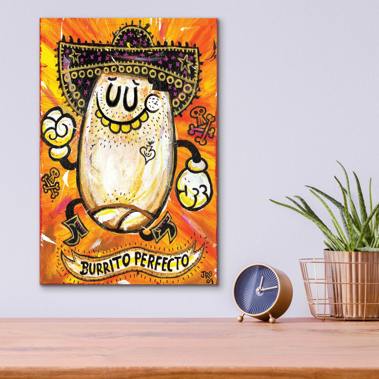 Epic Art 'Burrito Perfecto' by Jorge R. Gutierrez,12x16