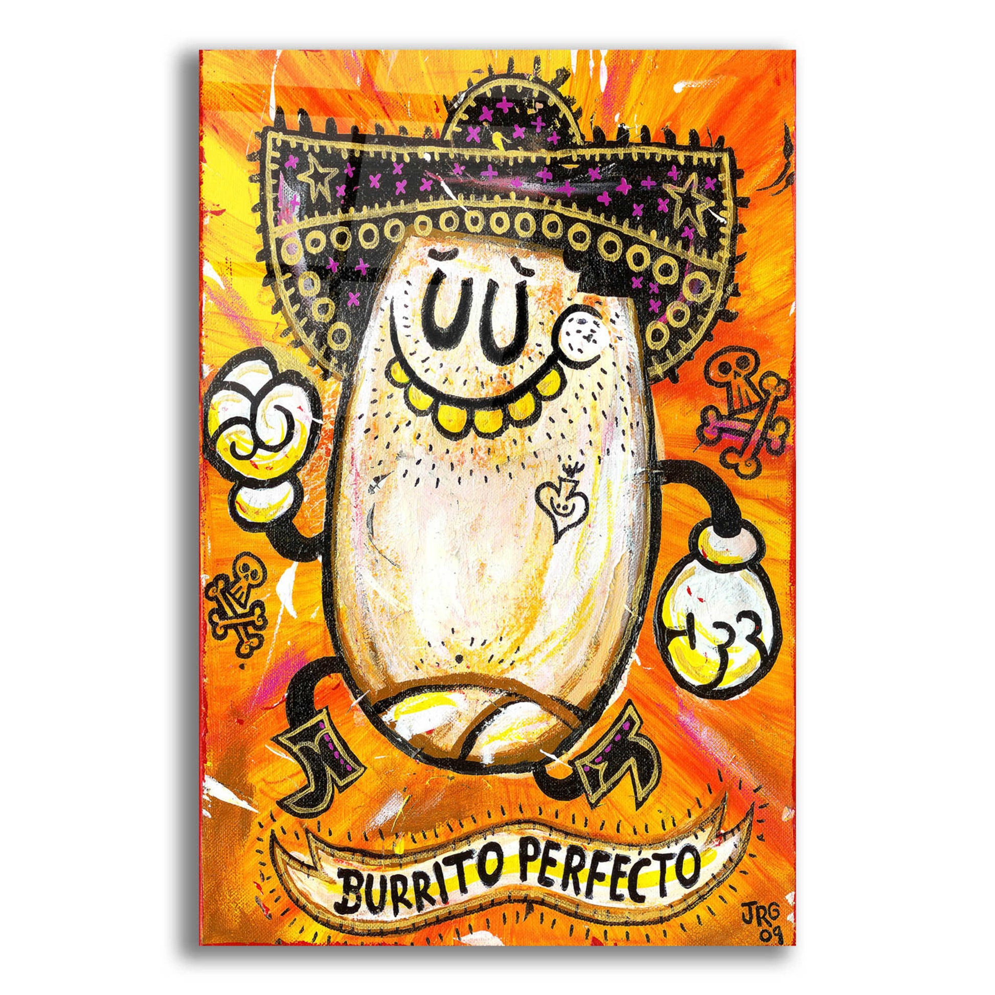 Epic Art 'Burrito Perfecto' by Jorge R. Gutierrez,12x16