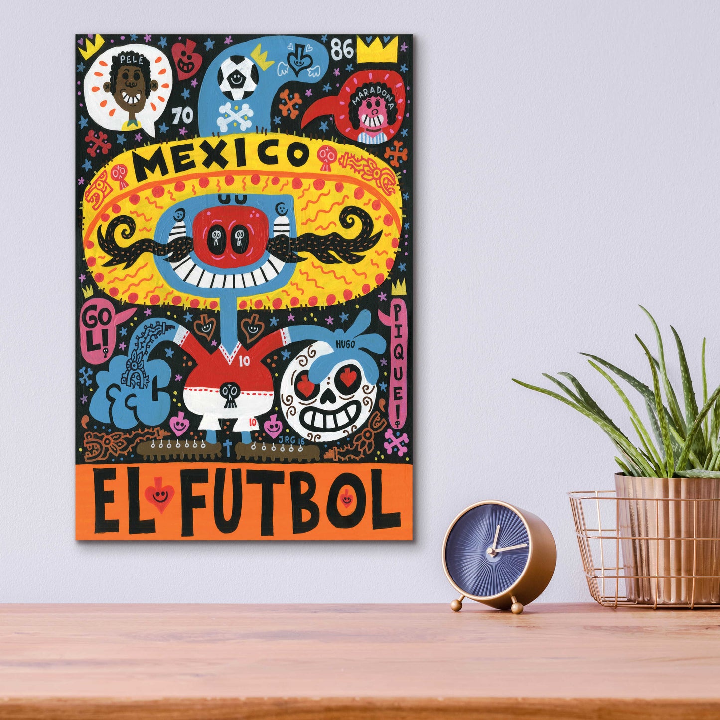 Epic Art 'La Mascota del Mundial' by Jorge R. Gutierrez,12x16