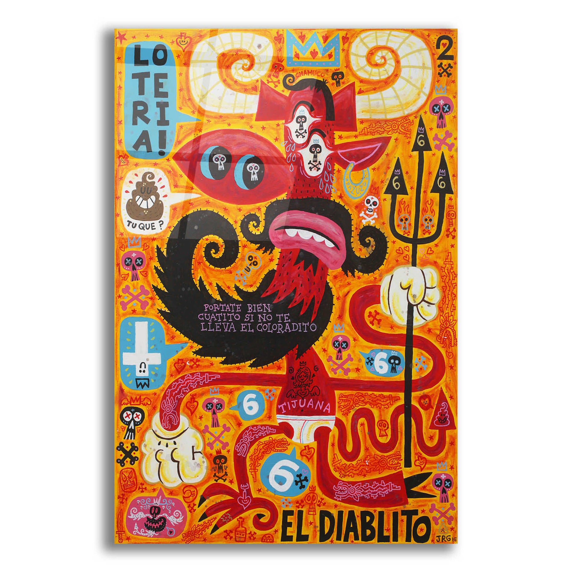 Epic Art 'Loteria!' by Jorge R. Gutierrez,12x16