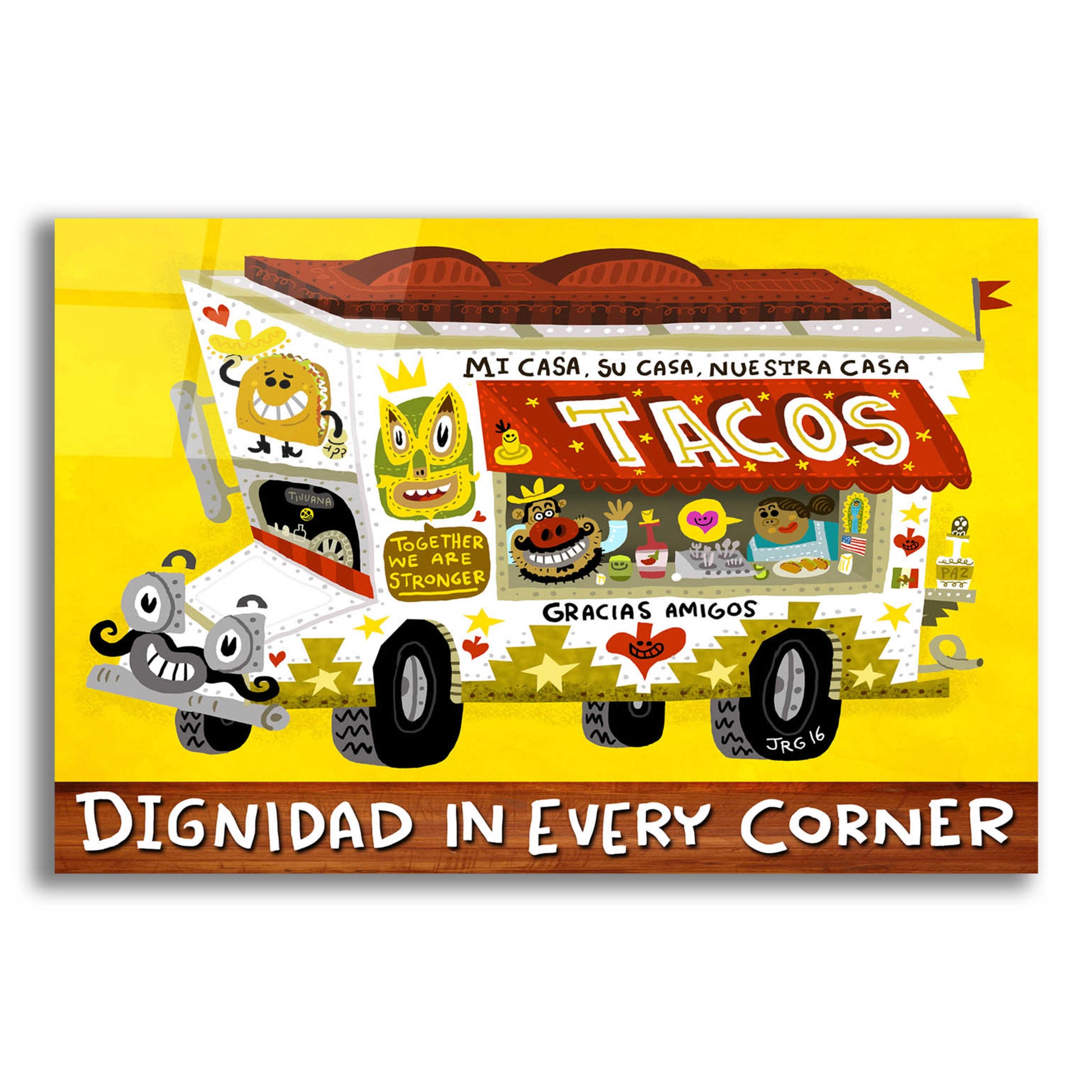 Epic Art 'Taco Truck' by Jorge R. Gutierrez,16x12