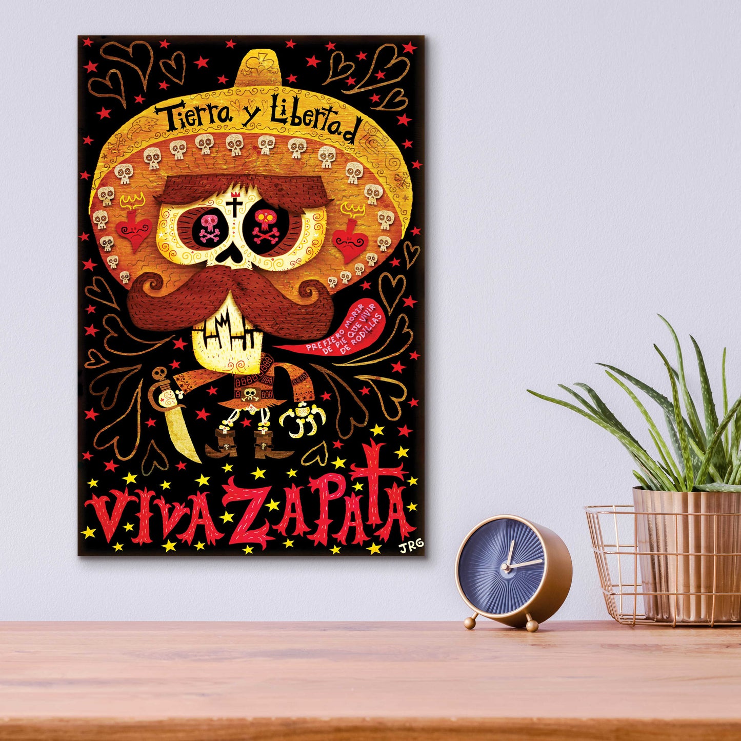 Epic Art 'Viva Zapata' by Jorge R. Gutierrez,12x16