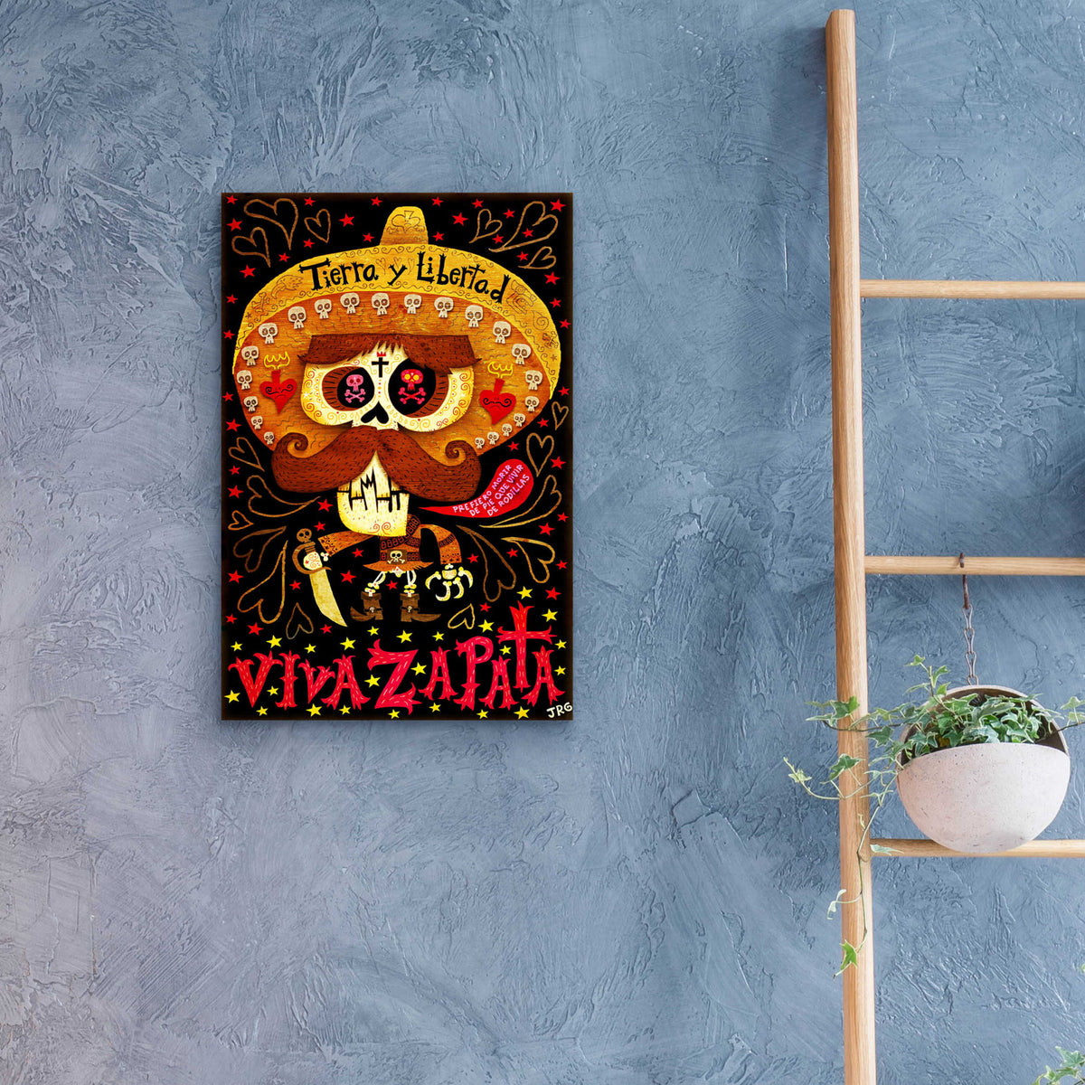 Epic Art 'Viva Zapata' by Jorge R. Gutierrez,16x24