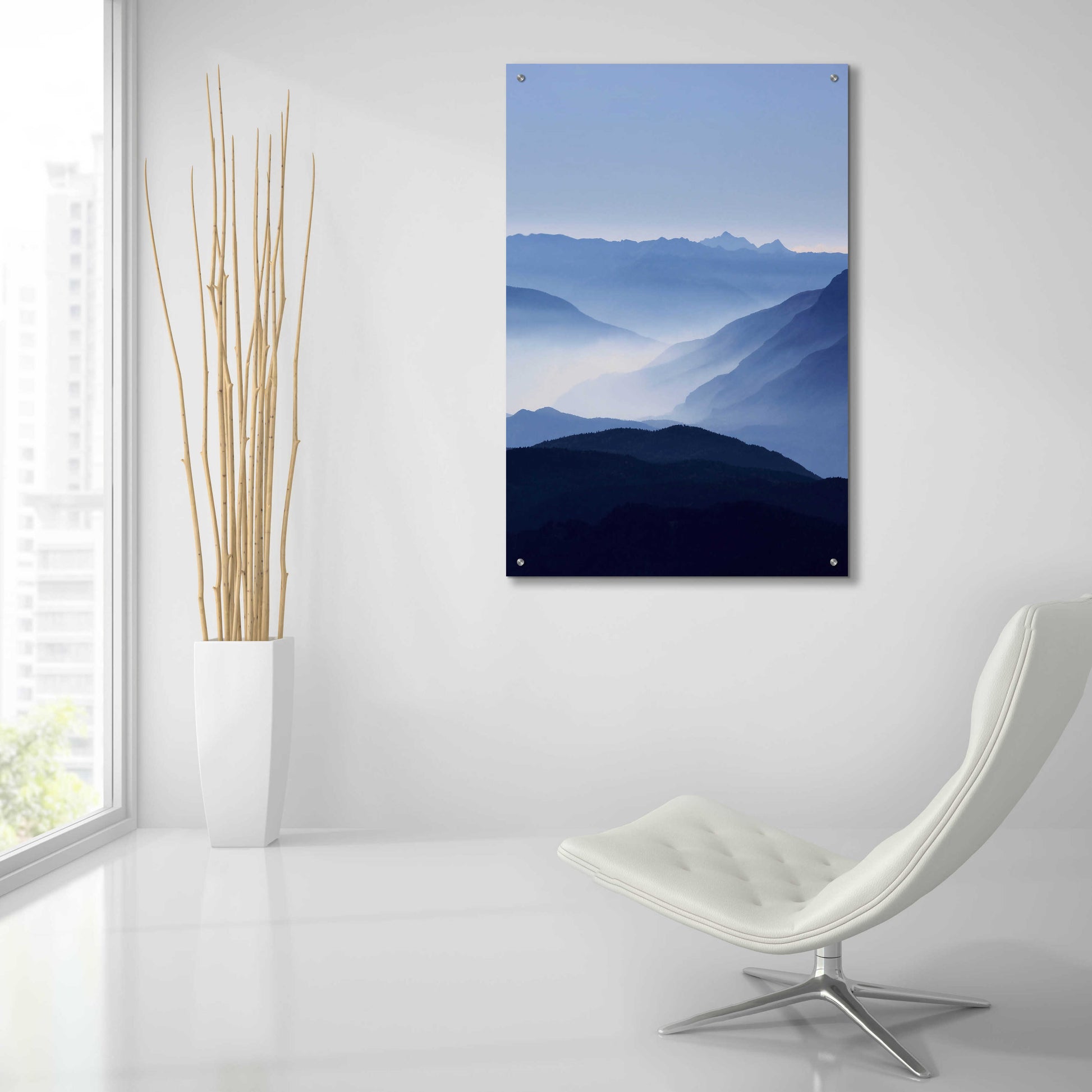 Epic Art 'Blue Mountains' by Lexie Greer,24x36