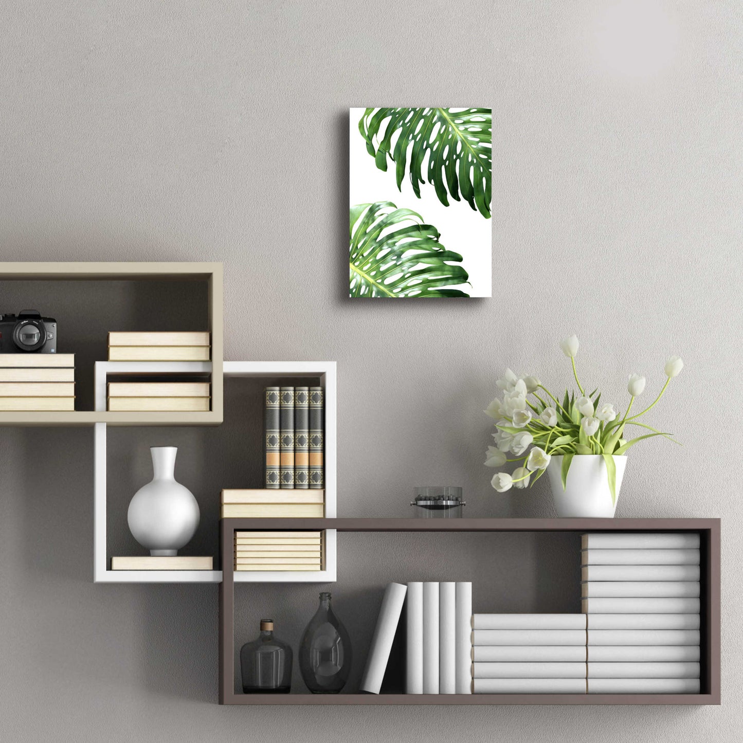 Epic Art 'Double Philodendron (color)' by Lexie Greer,12x16