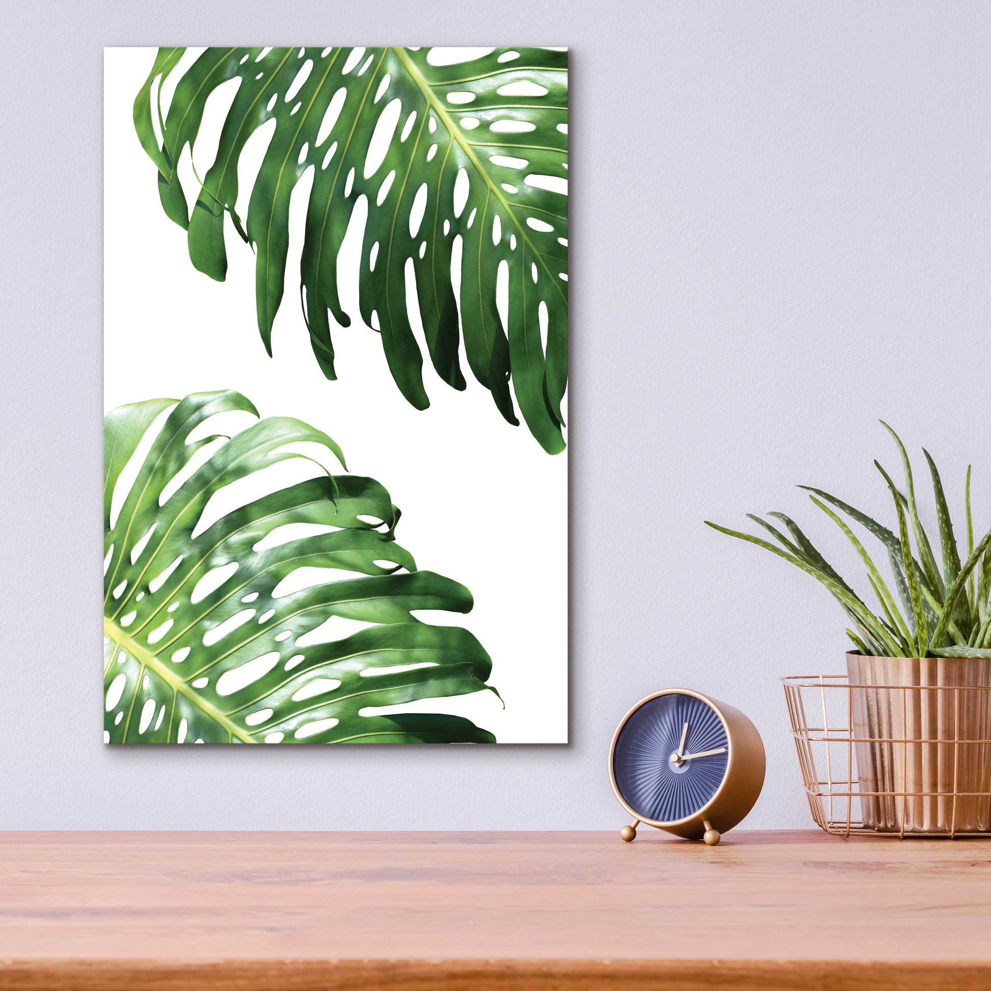 Epic Art 'Double Philodendron (color)' by Lexie Greer,12x16