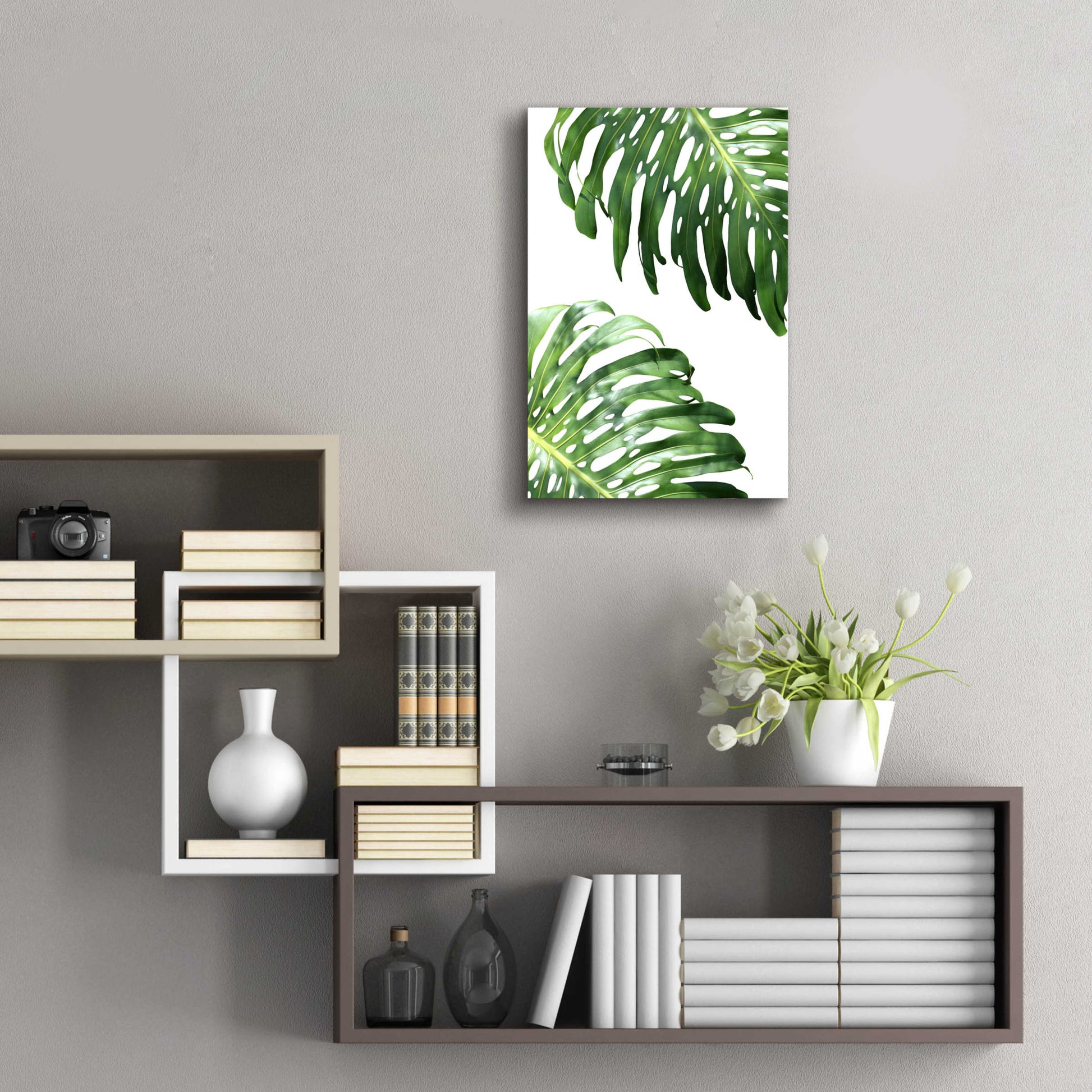 Epic Art 'Double Philodendron (color)' by Lexie Greer,16x24