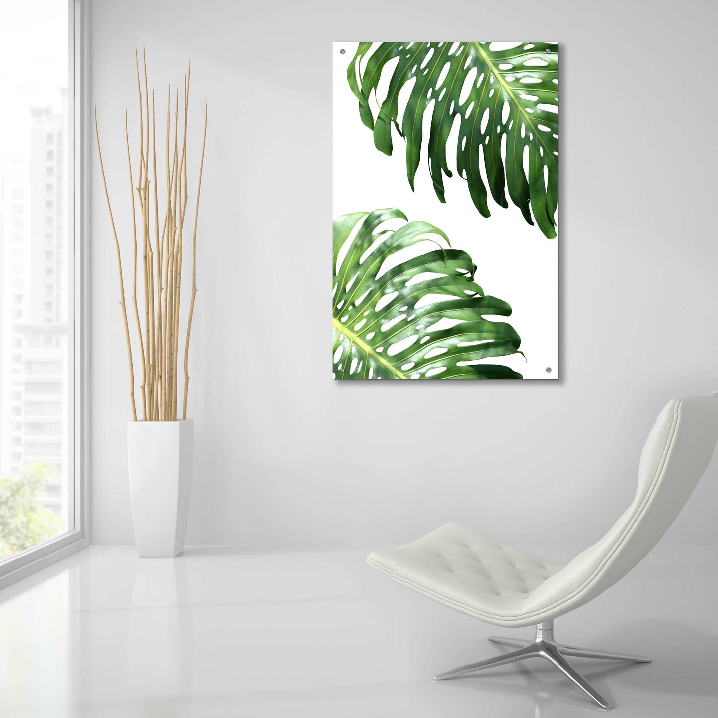 Epic Art 'Double Philodendron (color)' by Lexie Greer,24x36