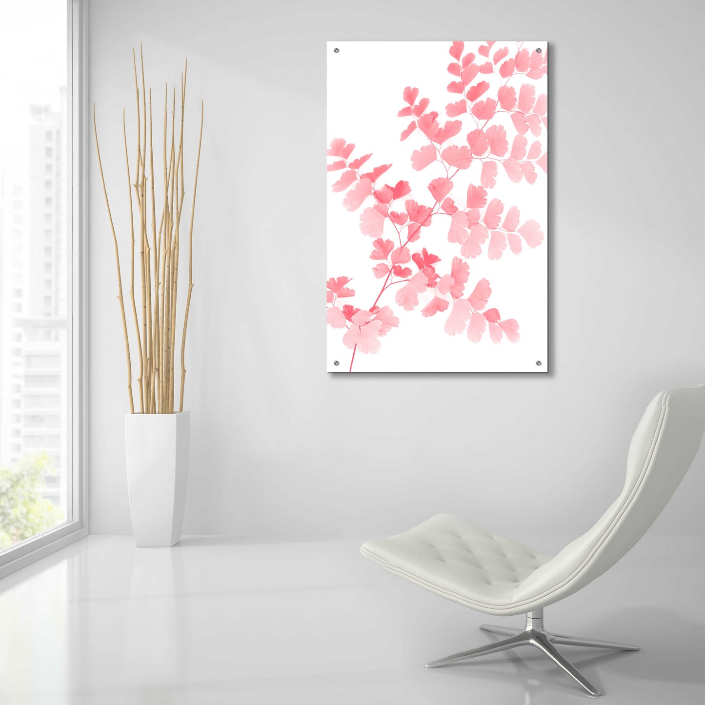 Epic Art 'Pink Maidenhair' by Lexie Greer,24x36