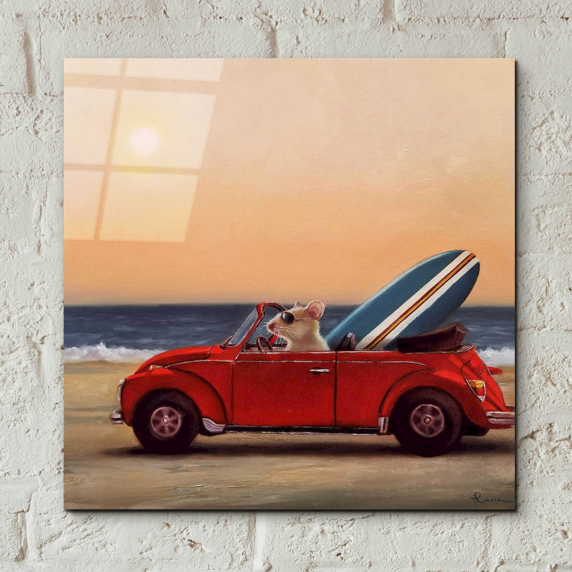 Epic Art 'Beach Bound' by Lucia Heffernan,12x12