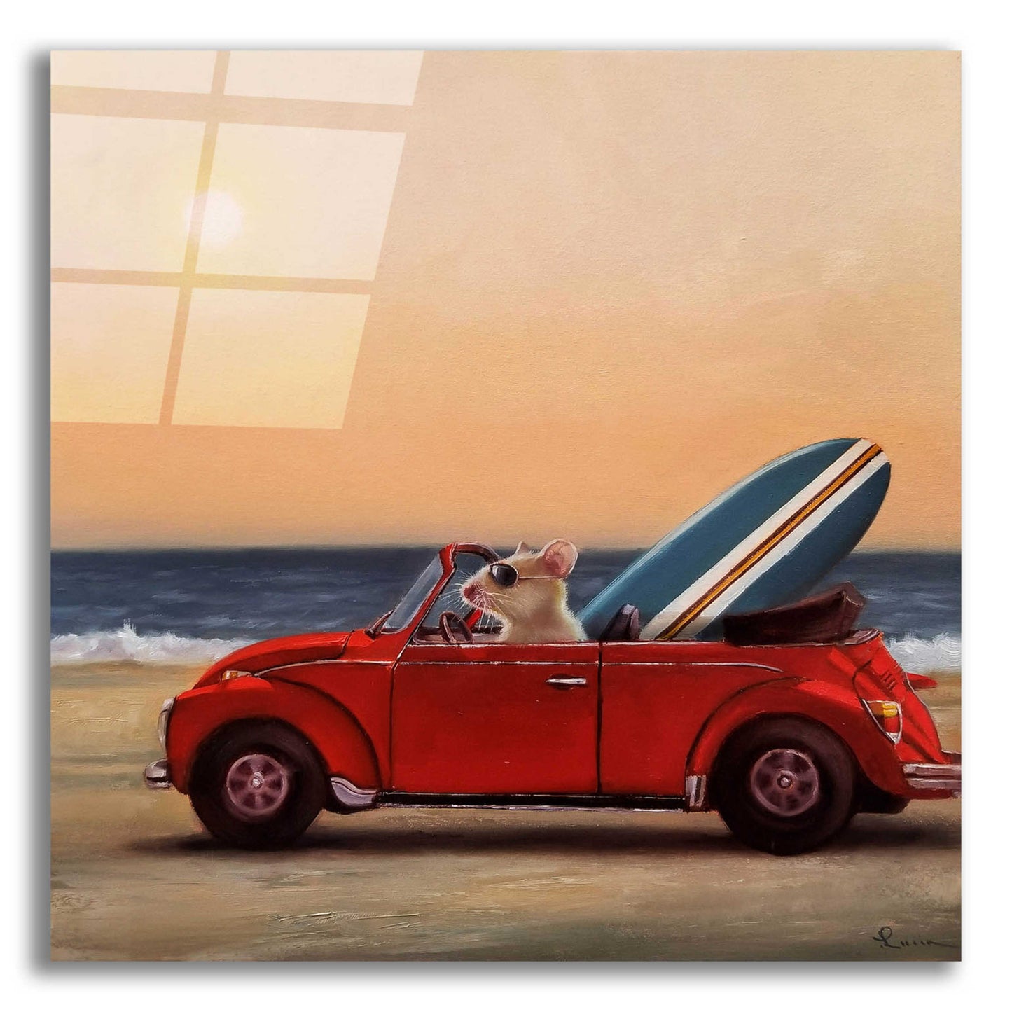 Epic Art 'Beach Bound' by Lucia Heffernan,12x12