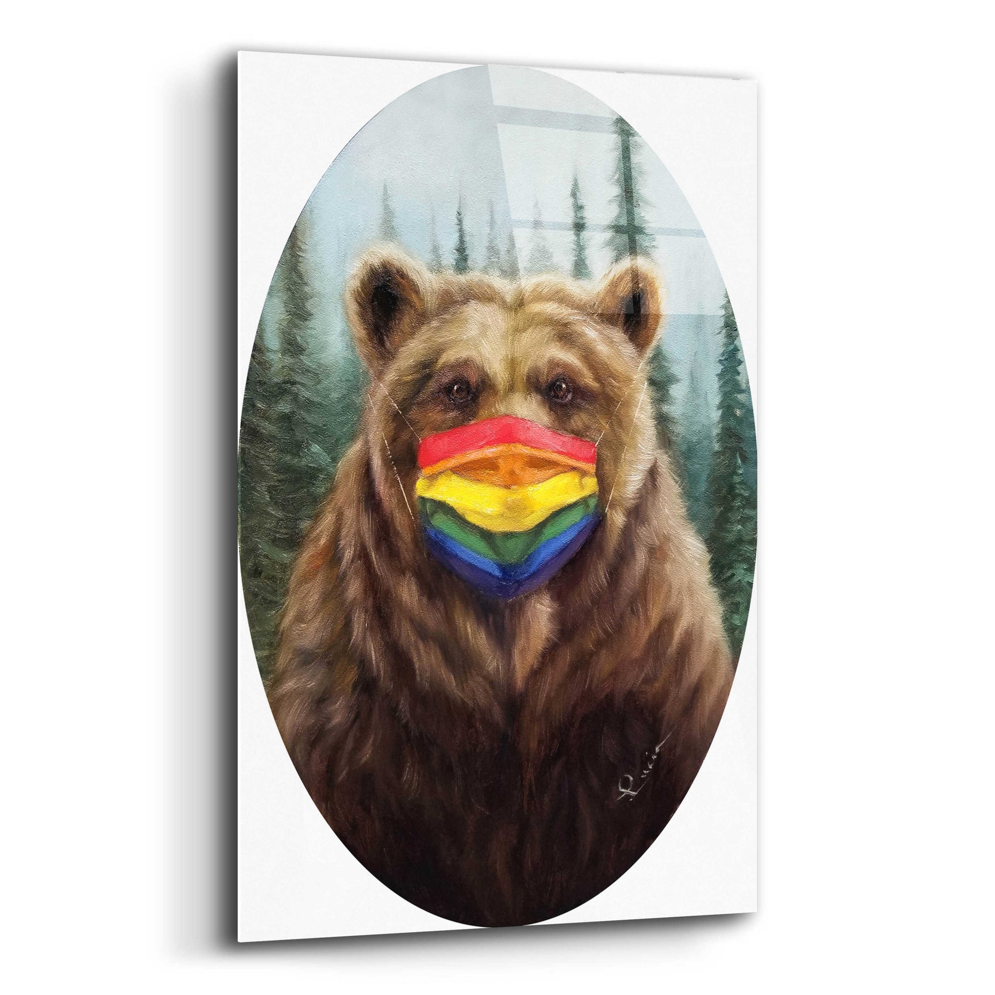 Epic Art 'Bear Pride' by Lucia Heffernan,12x16