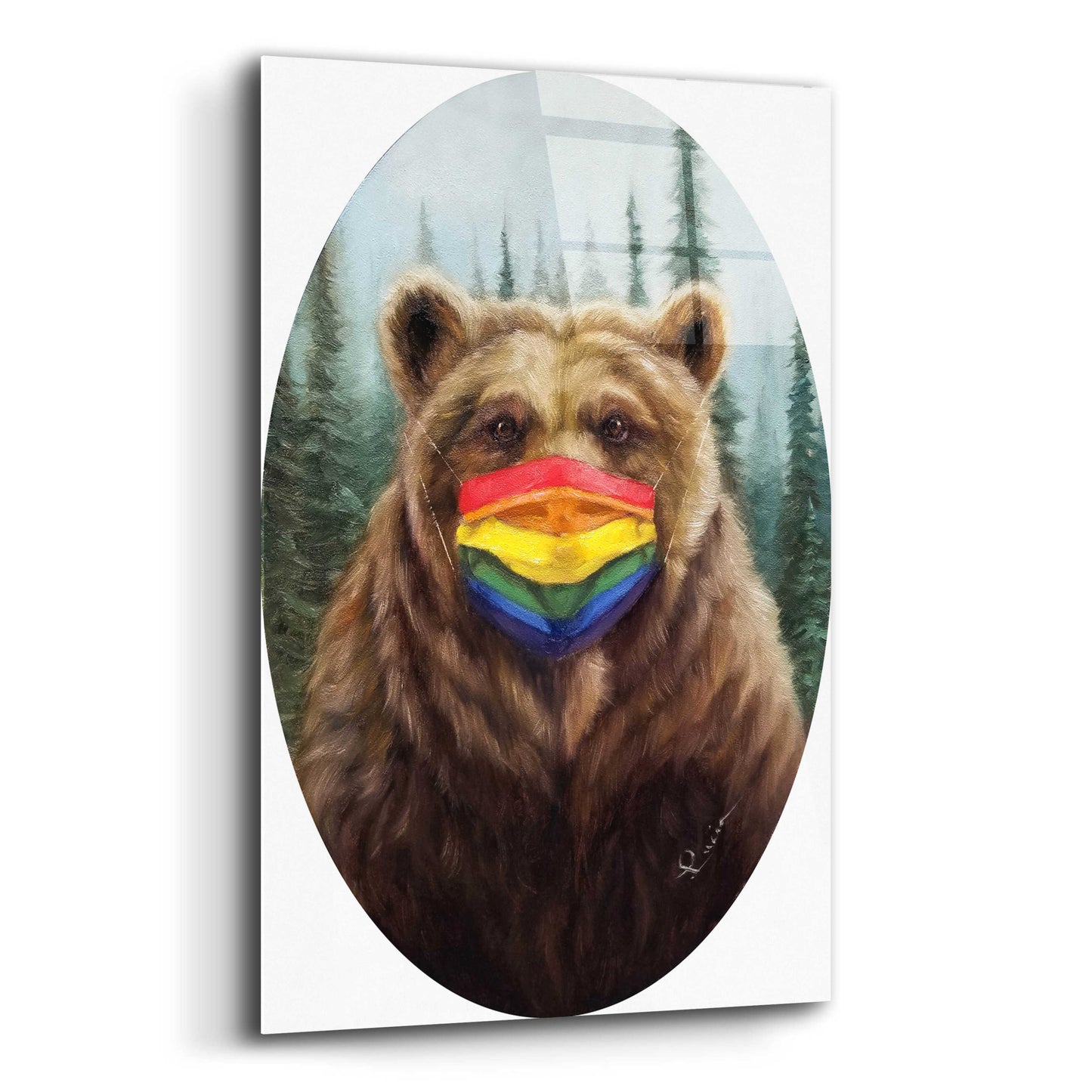 Epic Art 'Bear Pride' by Lucia Heffernan,16x24