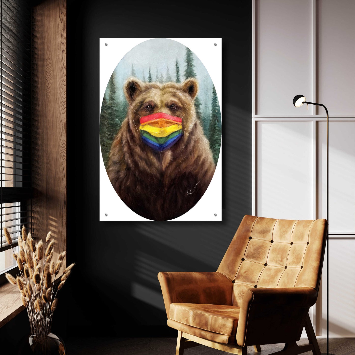 Epic Art 'Bear Pride' by Lucia Heffernan,24x36