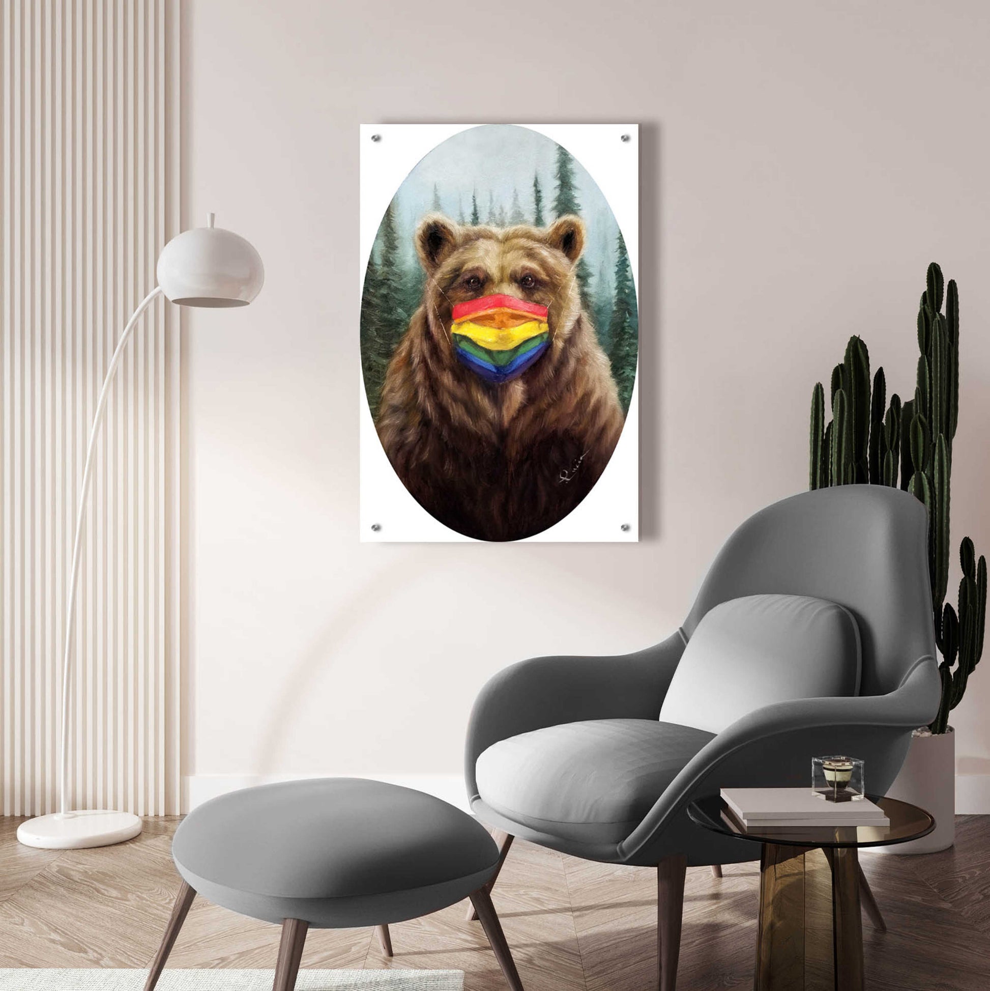 Epic Art 'Bear Pride' by Lucia Heffernan,24x36