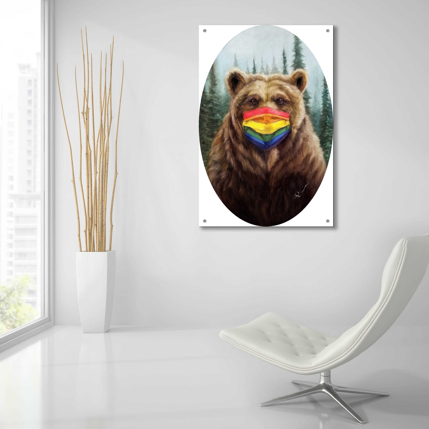 Epic Art 'Bear Pride' by Lucia Heffernan,24x36