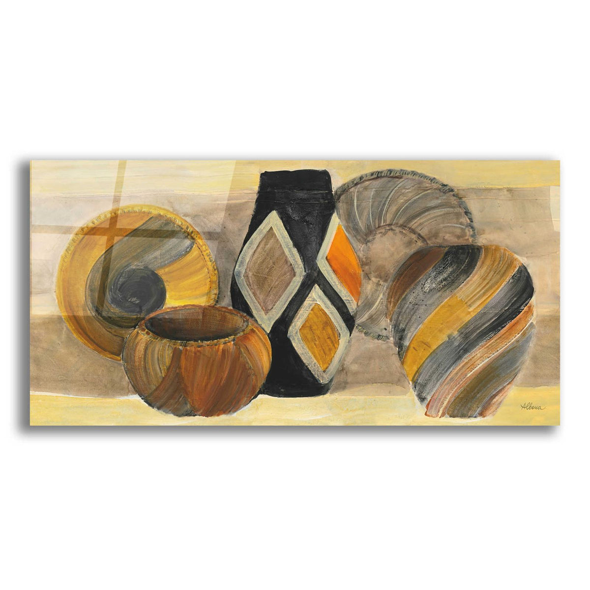 Swirling Still Life by Albena Hristova acrylic glass wall art