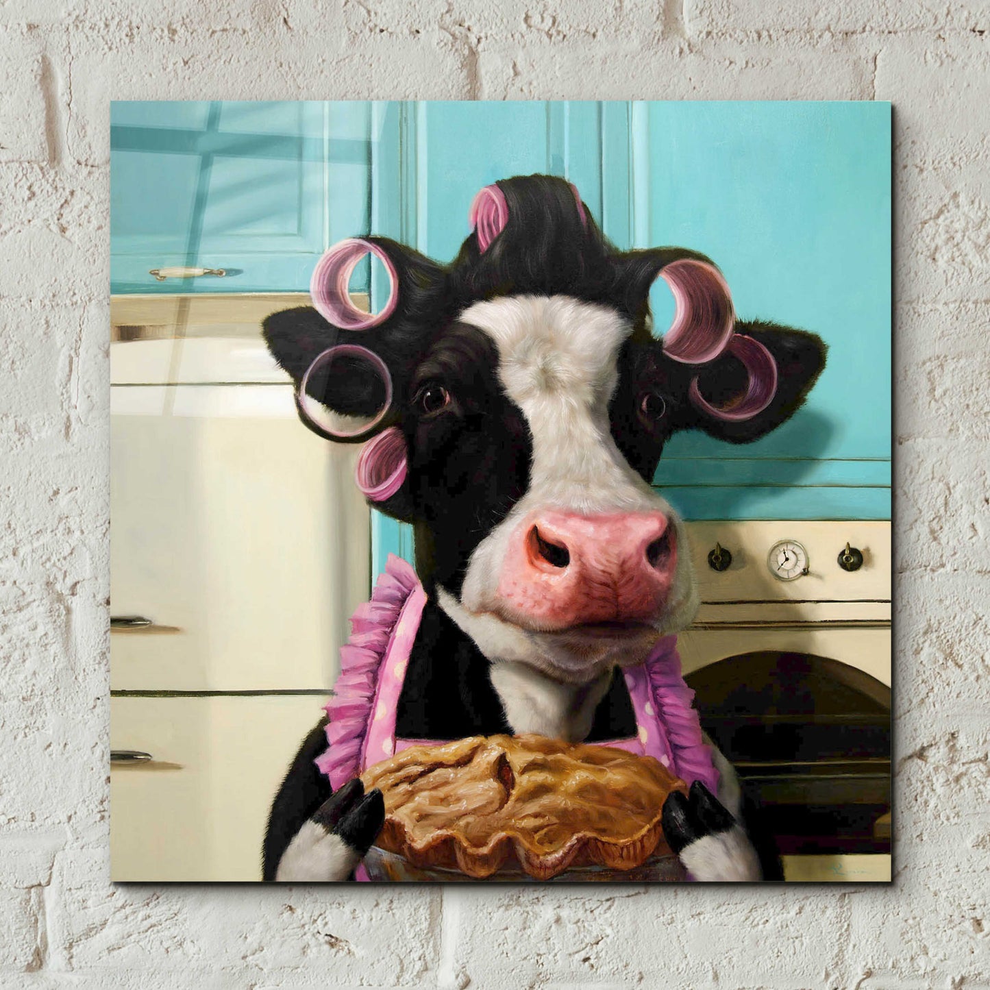 Epic Art 'Cow Pie' by Lucia Heffernan,12x12