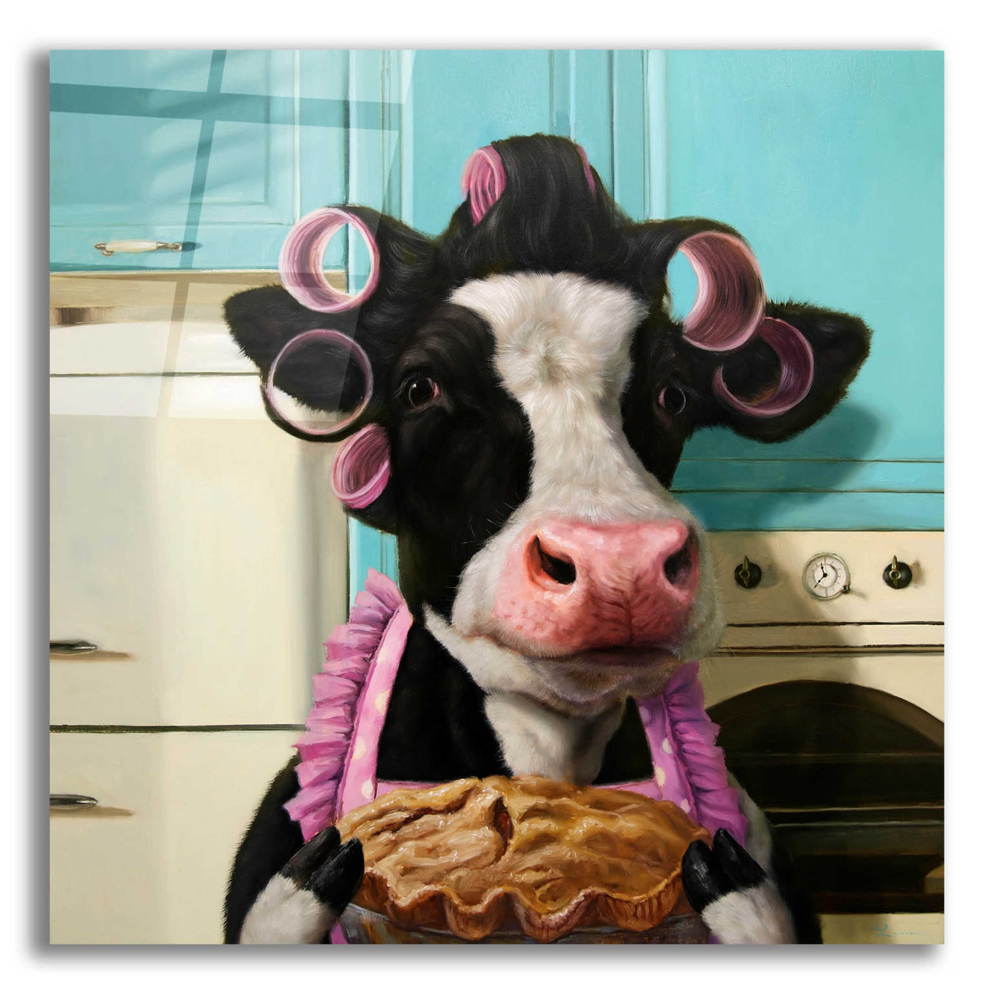 Epic Art 'Cow Pie' by Lucia Heffernan,12x12