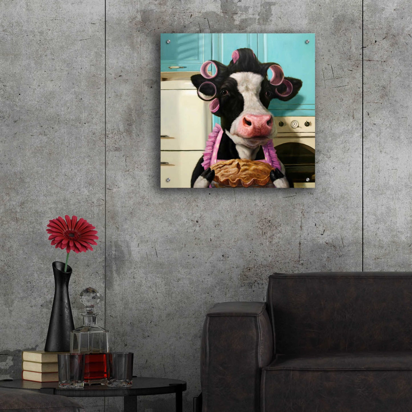 Epic Art 'Cow Pie' by Lucia Heffernan,24x24