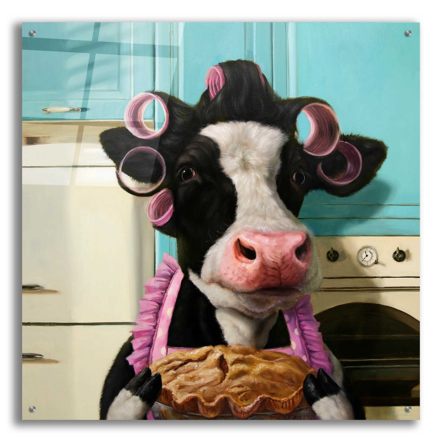 Epic Art 'Cow Pie' by Lucia Heffernan,36x36