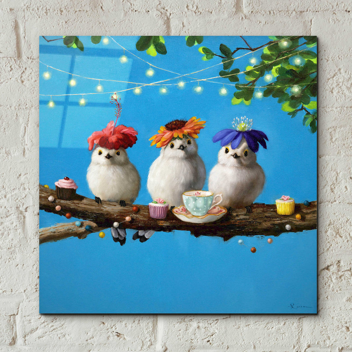 Epic Art 'Garden Party' by Lucia Heffernan,12x12