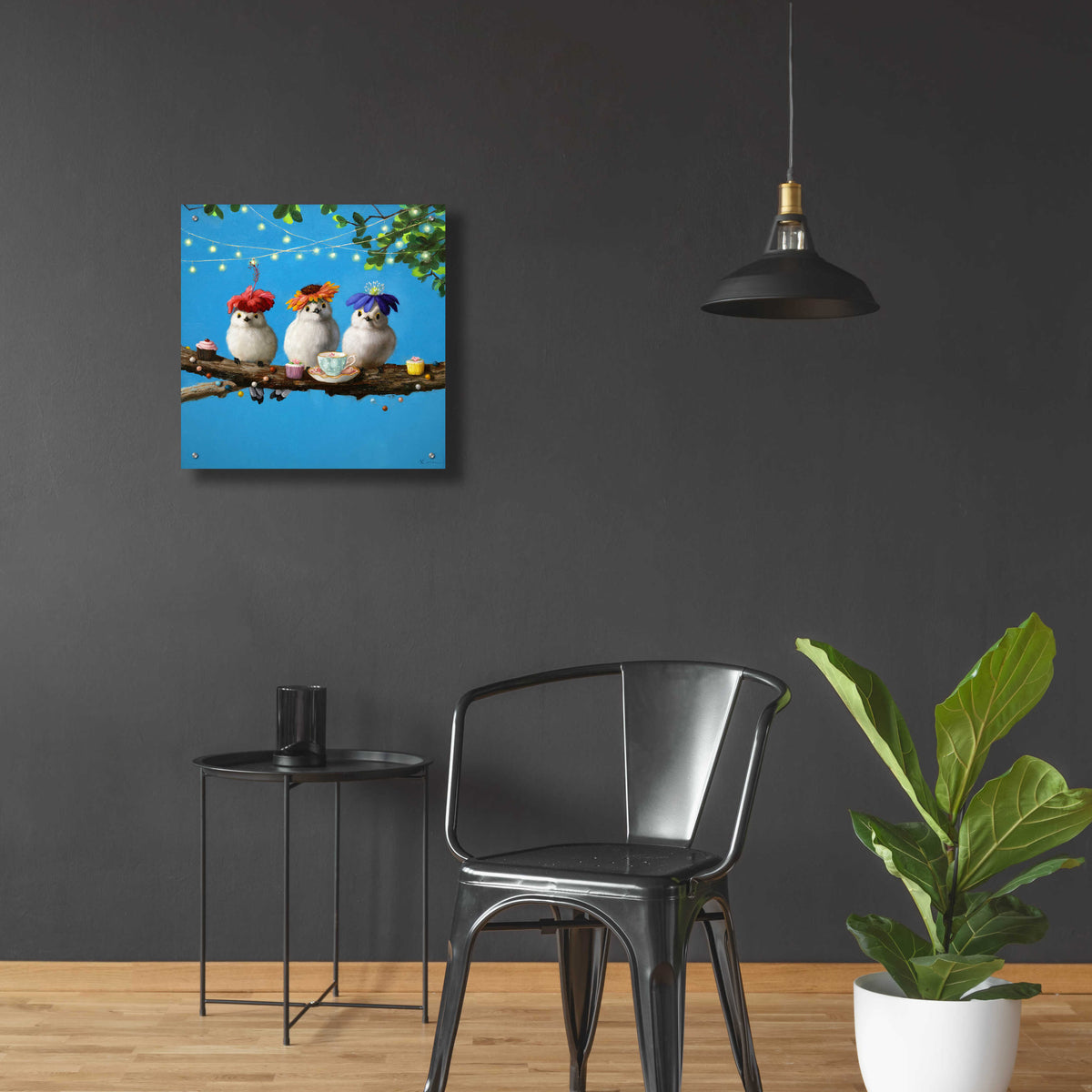 Epic Art 'Garden Party' by Lucia Heffernan,24x24