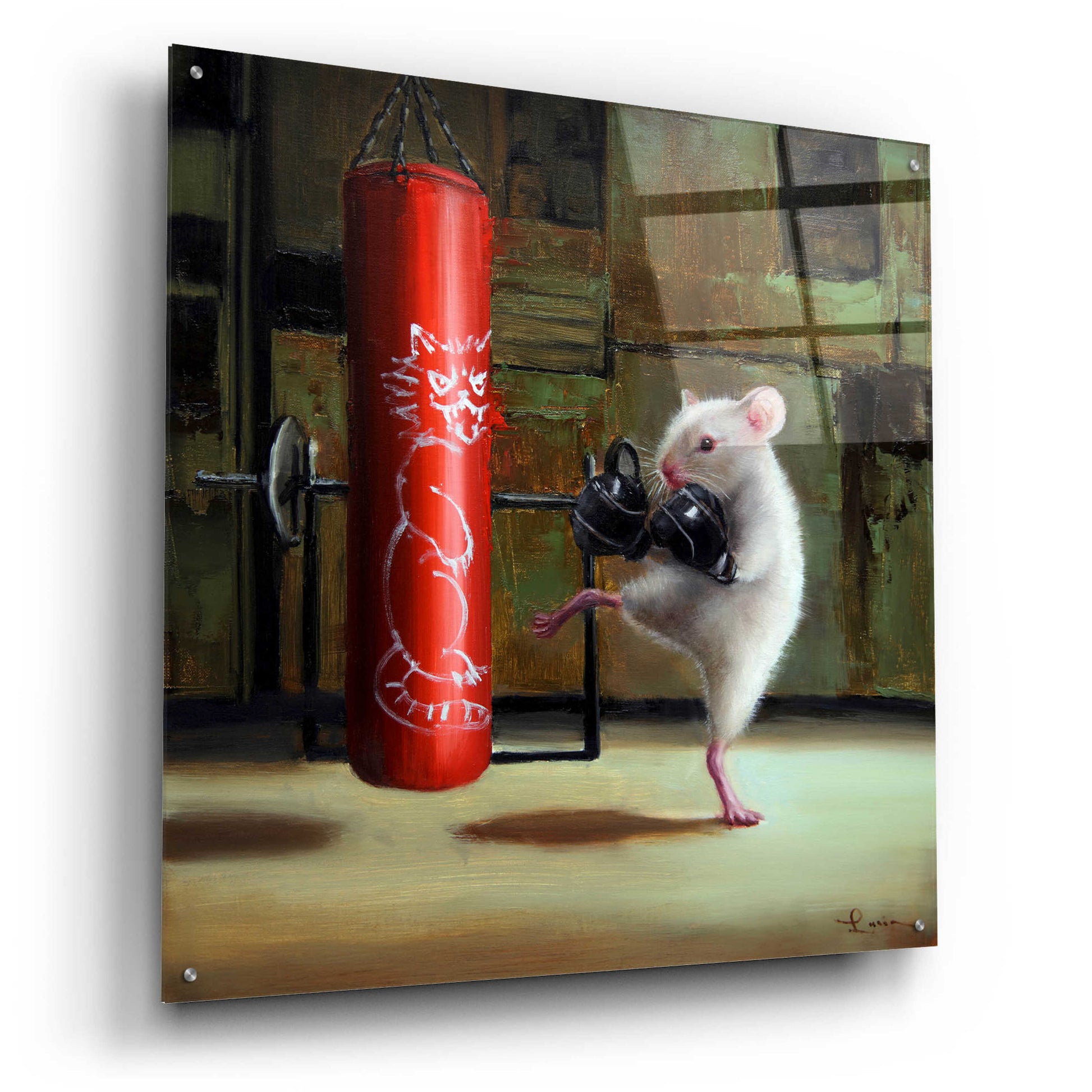 Epic Art 'Gym Rat' by Lucia Heffernan,36x36