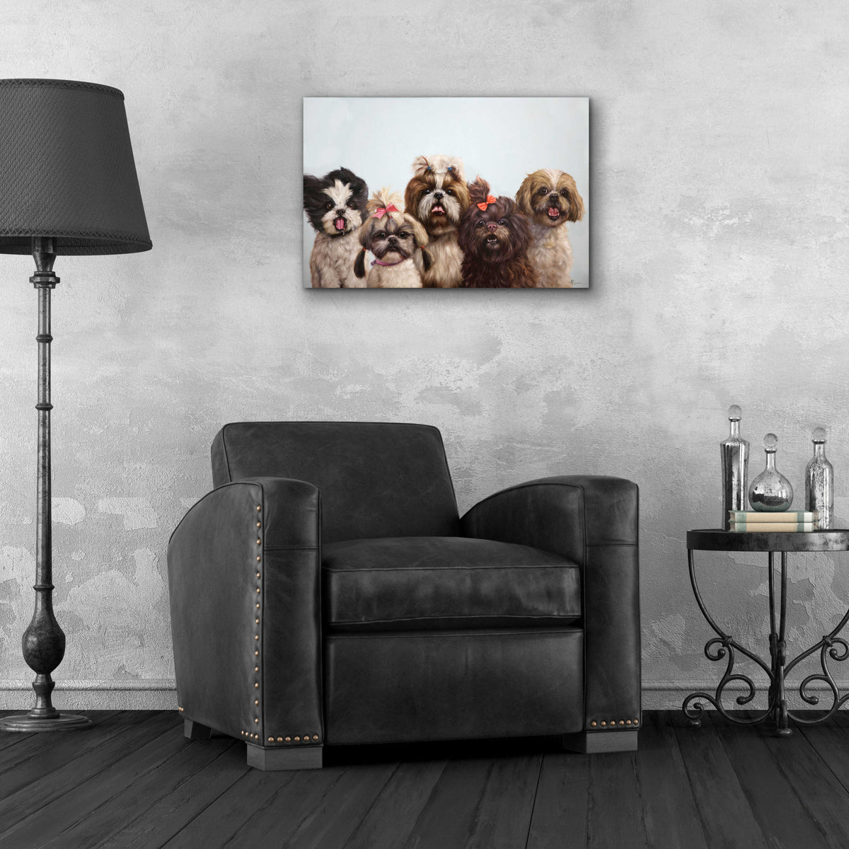 Epic Art 'He Left Her For a Mutt' by Lucia Heffernan,24x16