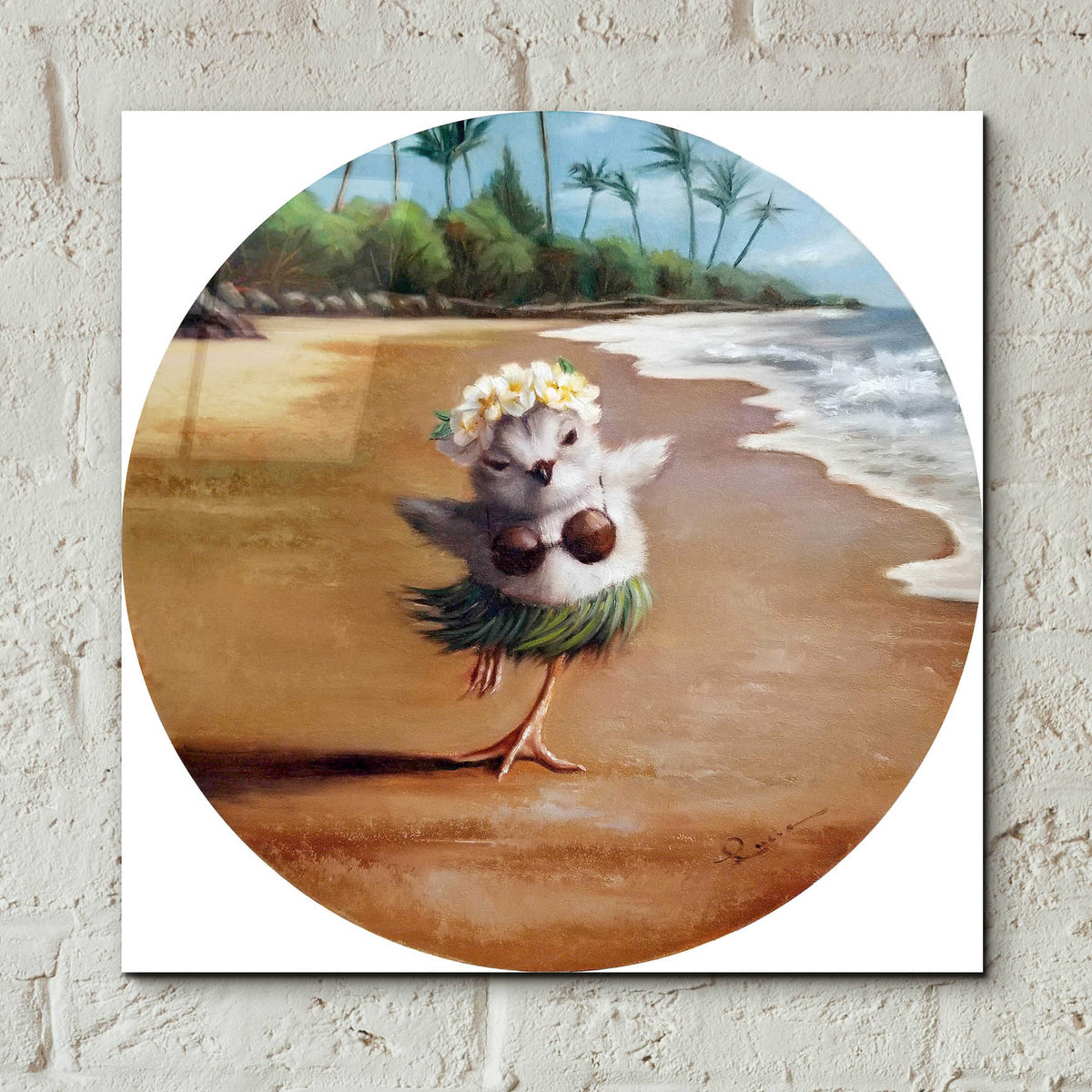 Epic Art 'Hula Chick' by Lucia Heffernan,12x12