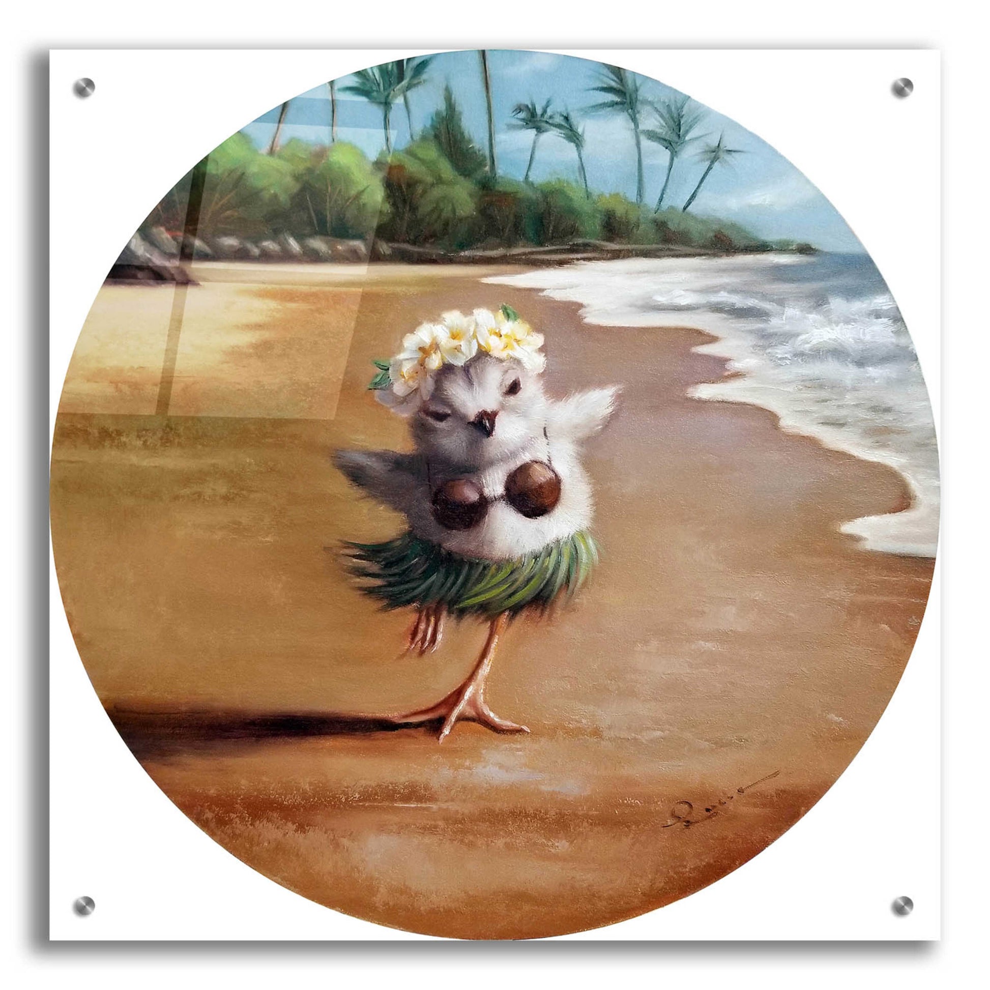Epic Art 'Hula Chick' by Lucia Heffernan,24x24