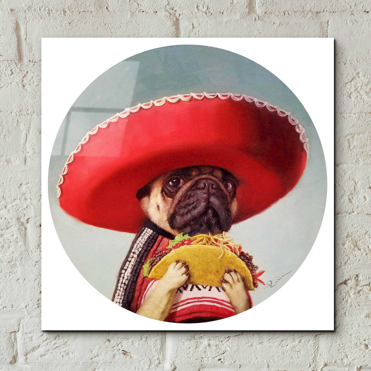 Epic Art 'Mi Taco Mi Amigo' by Lucia Heffernan,12x12