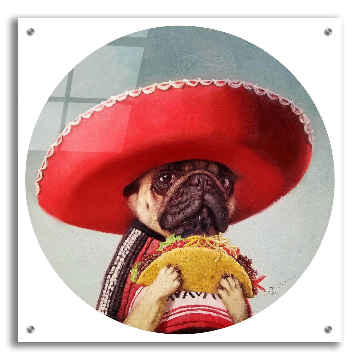 Epic Art 'Mi Taco Mi Amigo' by Lucia Heffernan,24x24