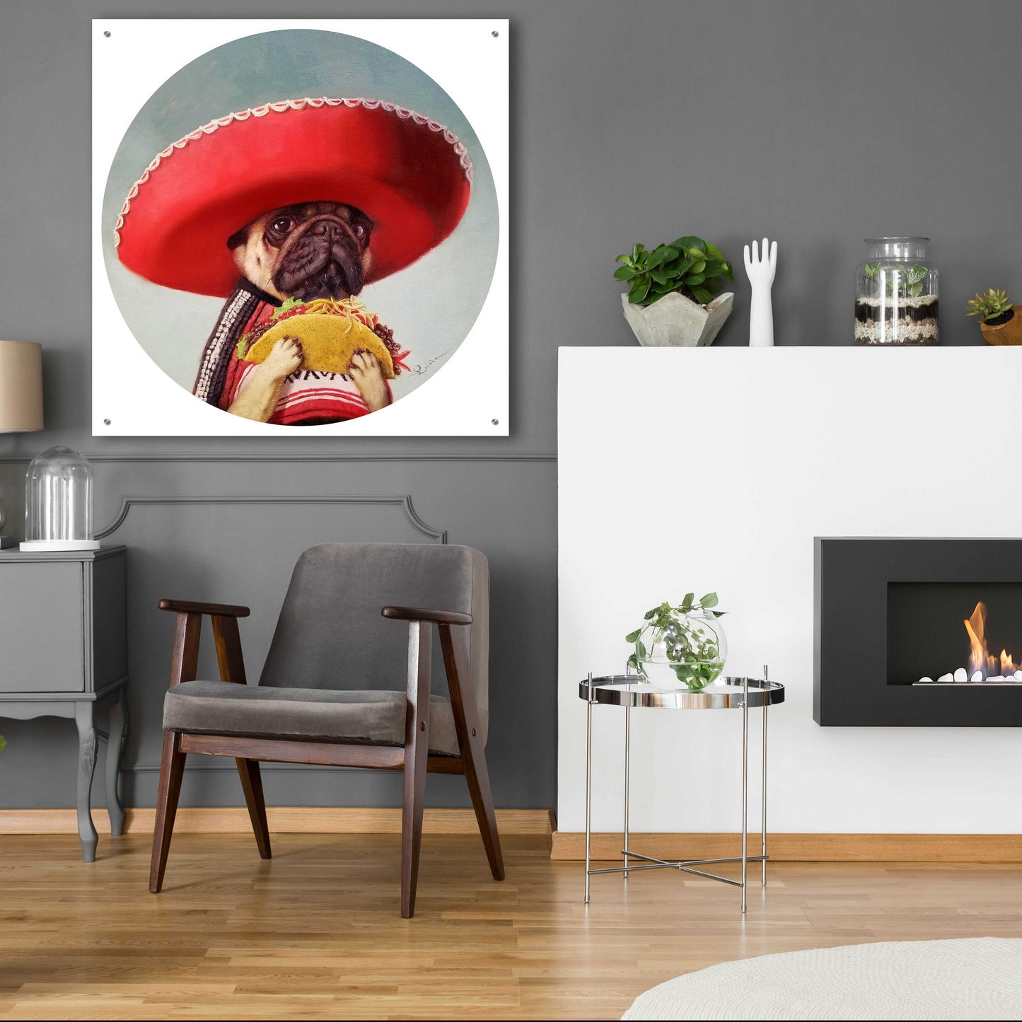 Epic Art 'Mi Taco Mi Amigo' by Lucia Heffernan,36x36