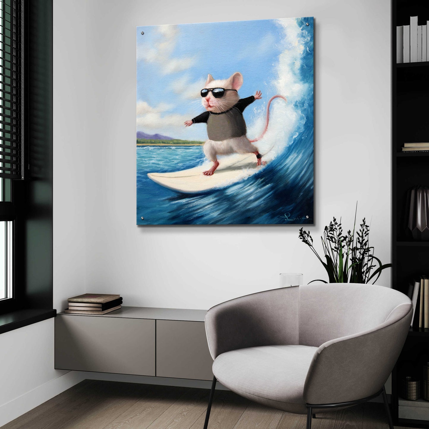 Epic Art 'Surfs Up' by Lucia Heffernan,36x36