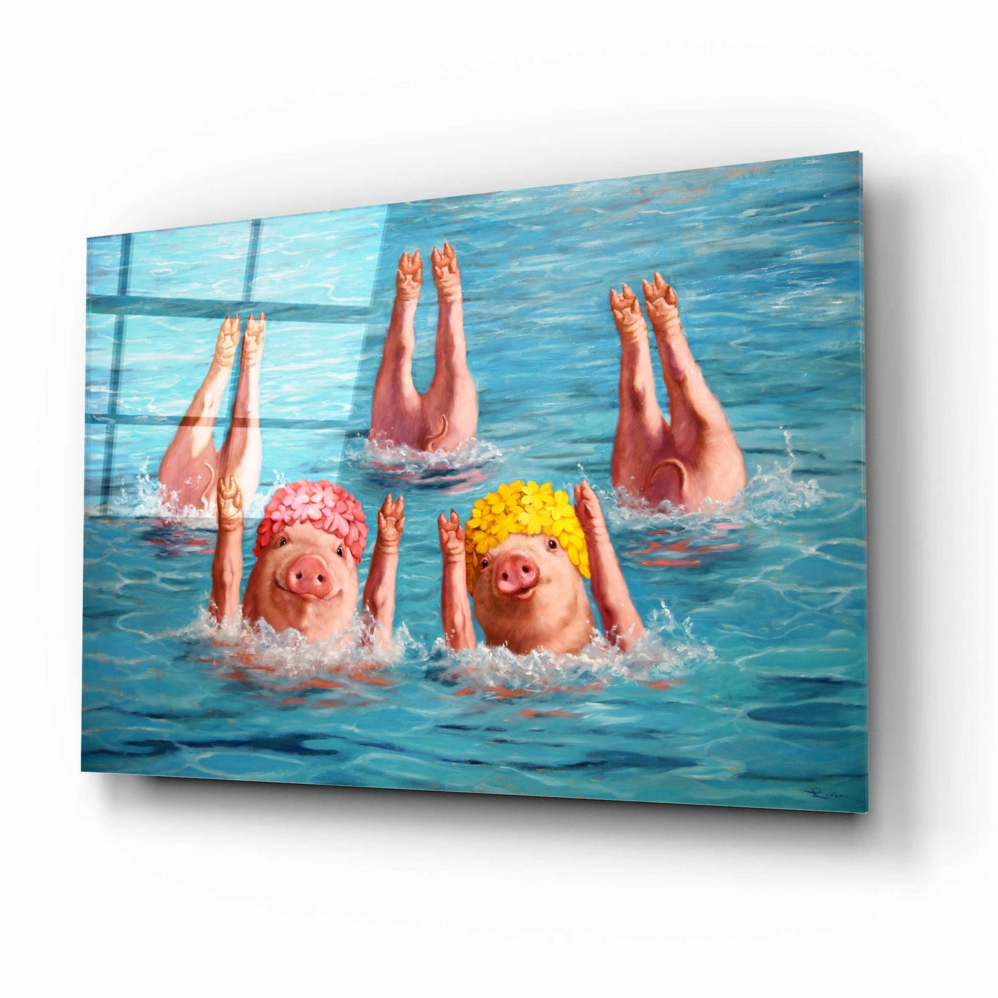Epic Art 'Water Ballet' by Lucia Heffernan,16x12