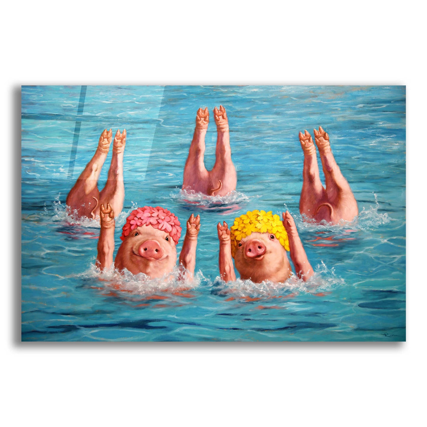 Epic Art 'Water Ballet' by Lucia Heffernan,16x12